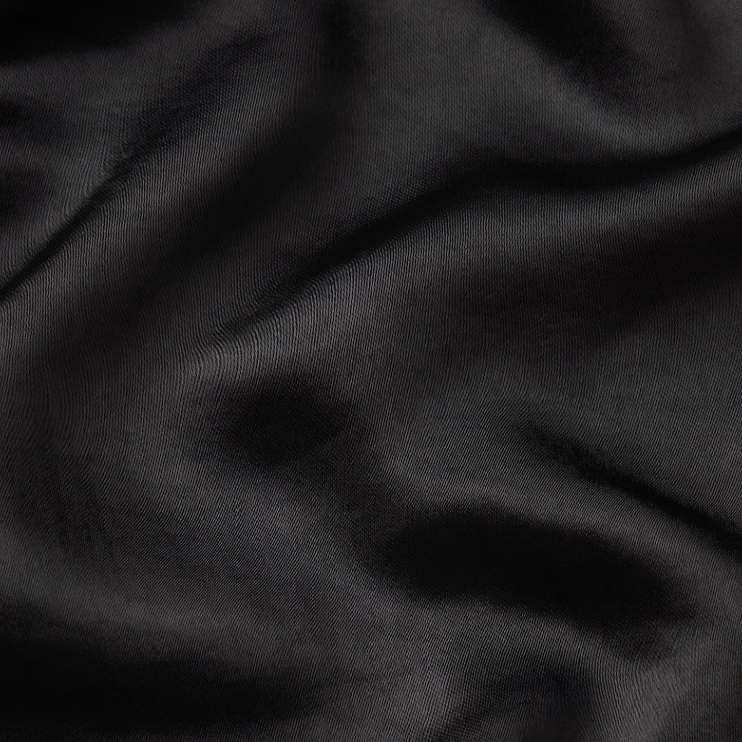 LIGHTWEIGHT SATIN OVERSIZED SHIRT | OBSIDIAN