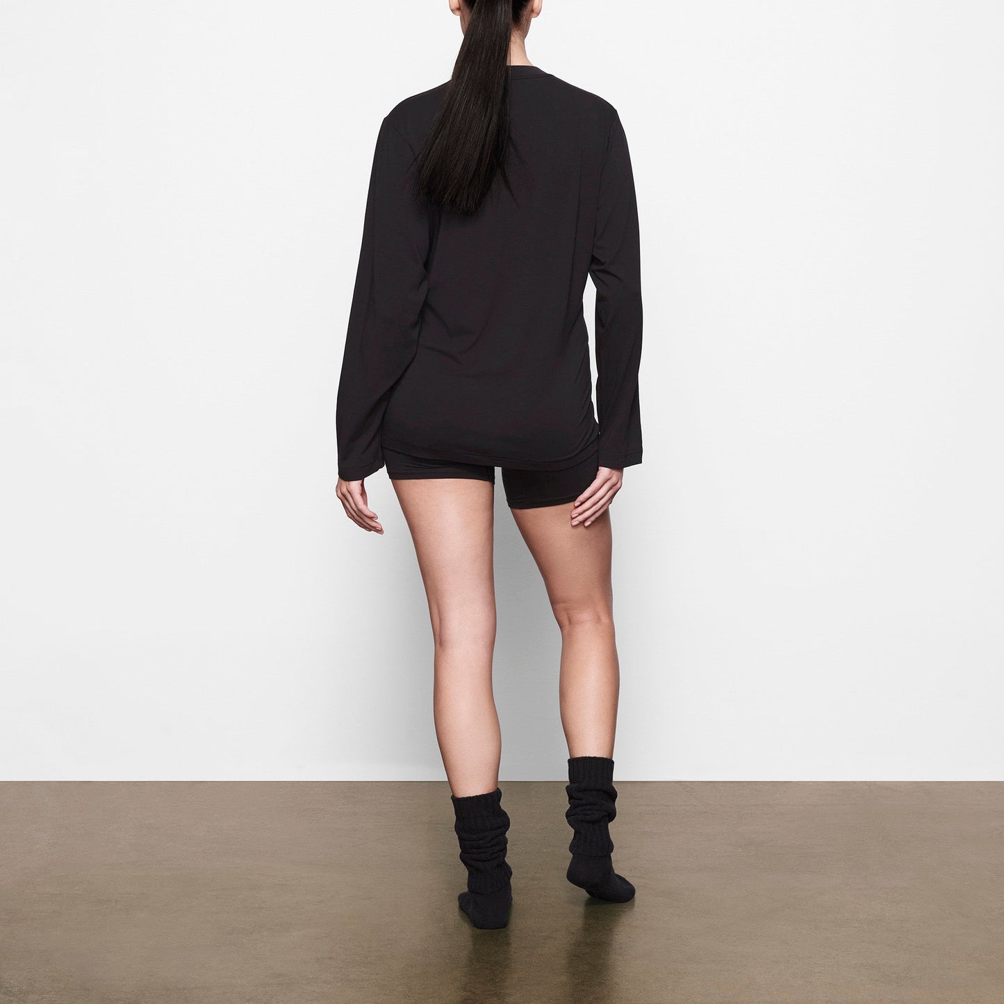 BOYFRIEND LONG SLEEVE T-SHIRT | ONYX