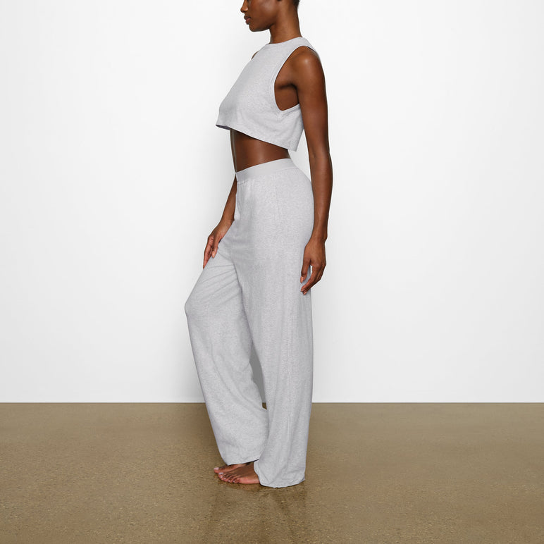 BOYFRIEND LOOSE PANT | LIGHT HEATHER GREY