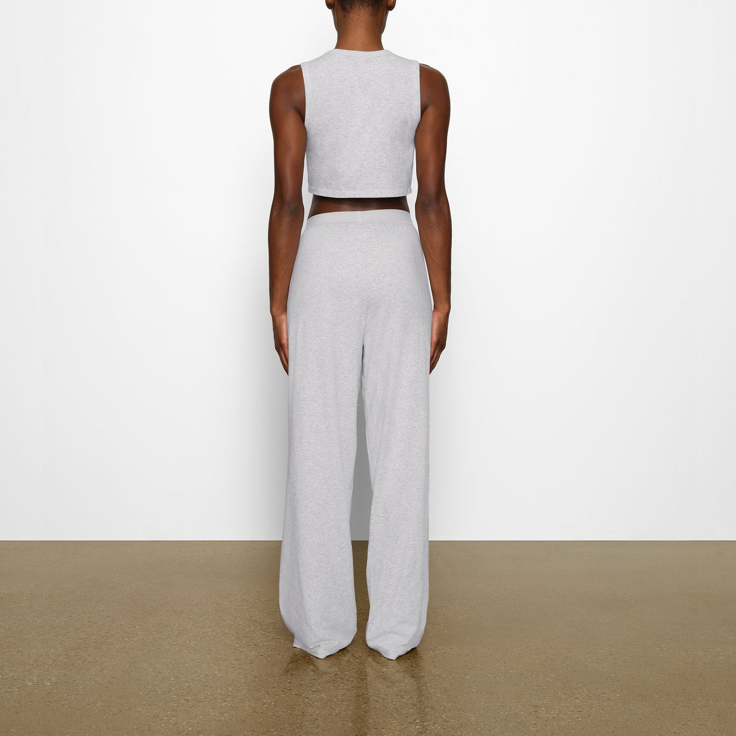 BOYFRIEND LOOSE PANT | LIGHT HEATHER GREY