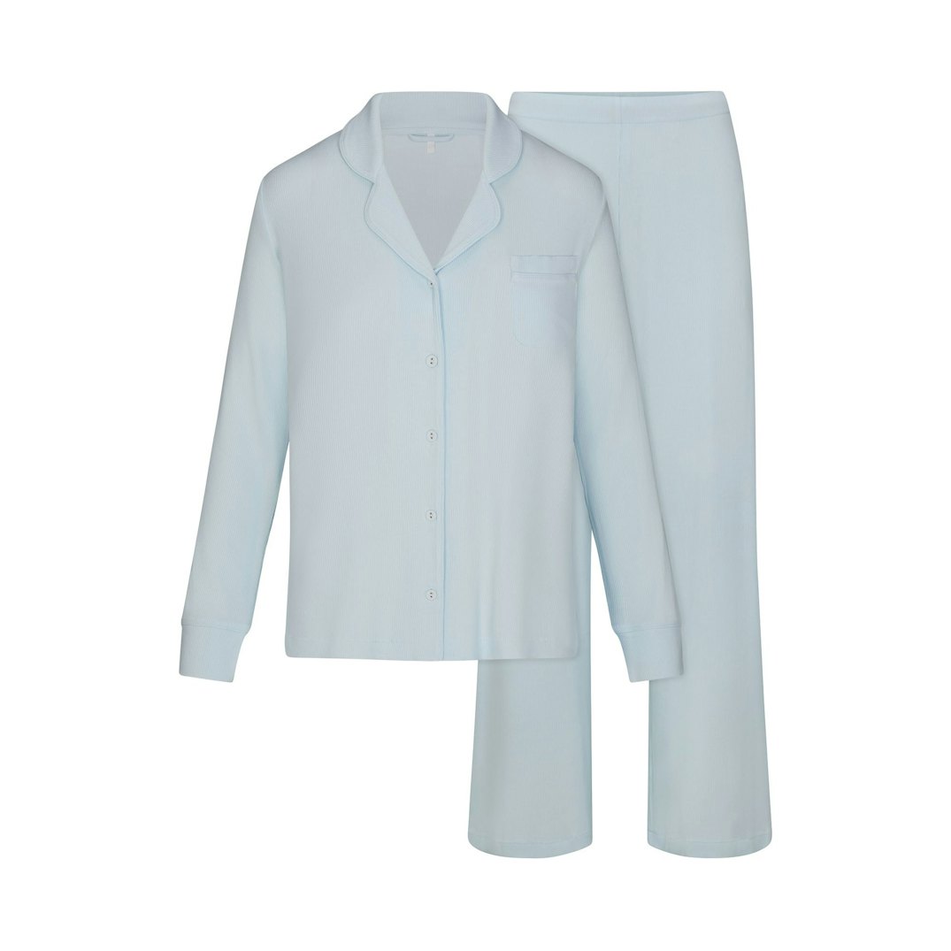 SOFT LOUNGE SLEEP SET | BABY BLUE