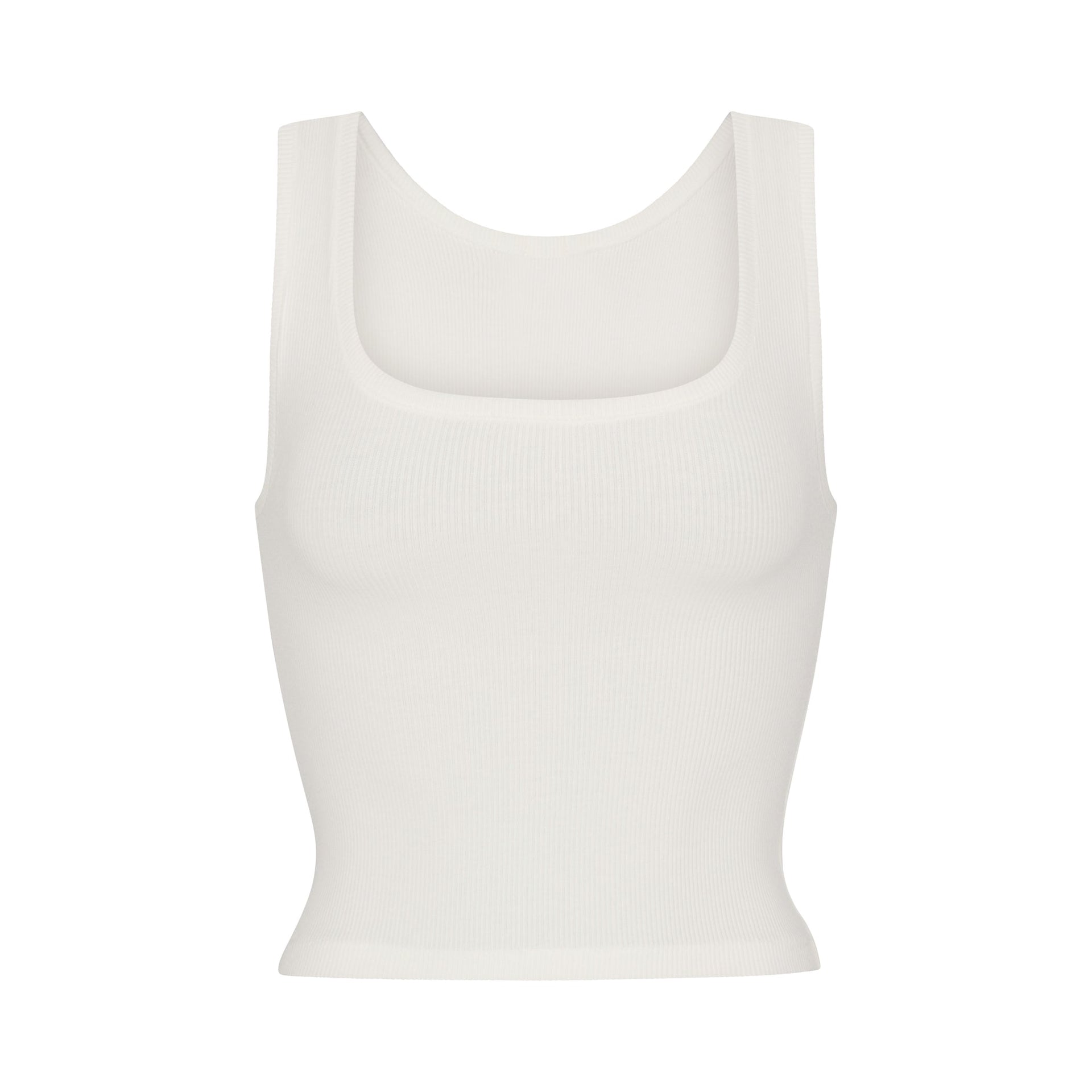 COTTON RIB TANK | MARBLE