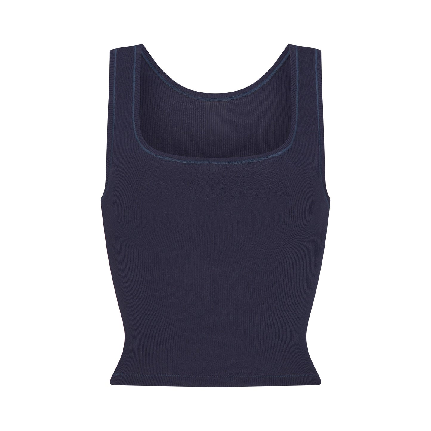 COTTON RIB TANK | NAVY