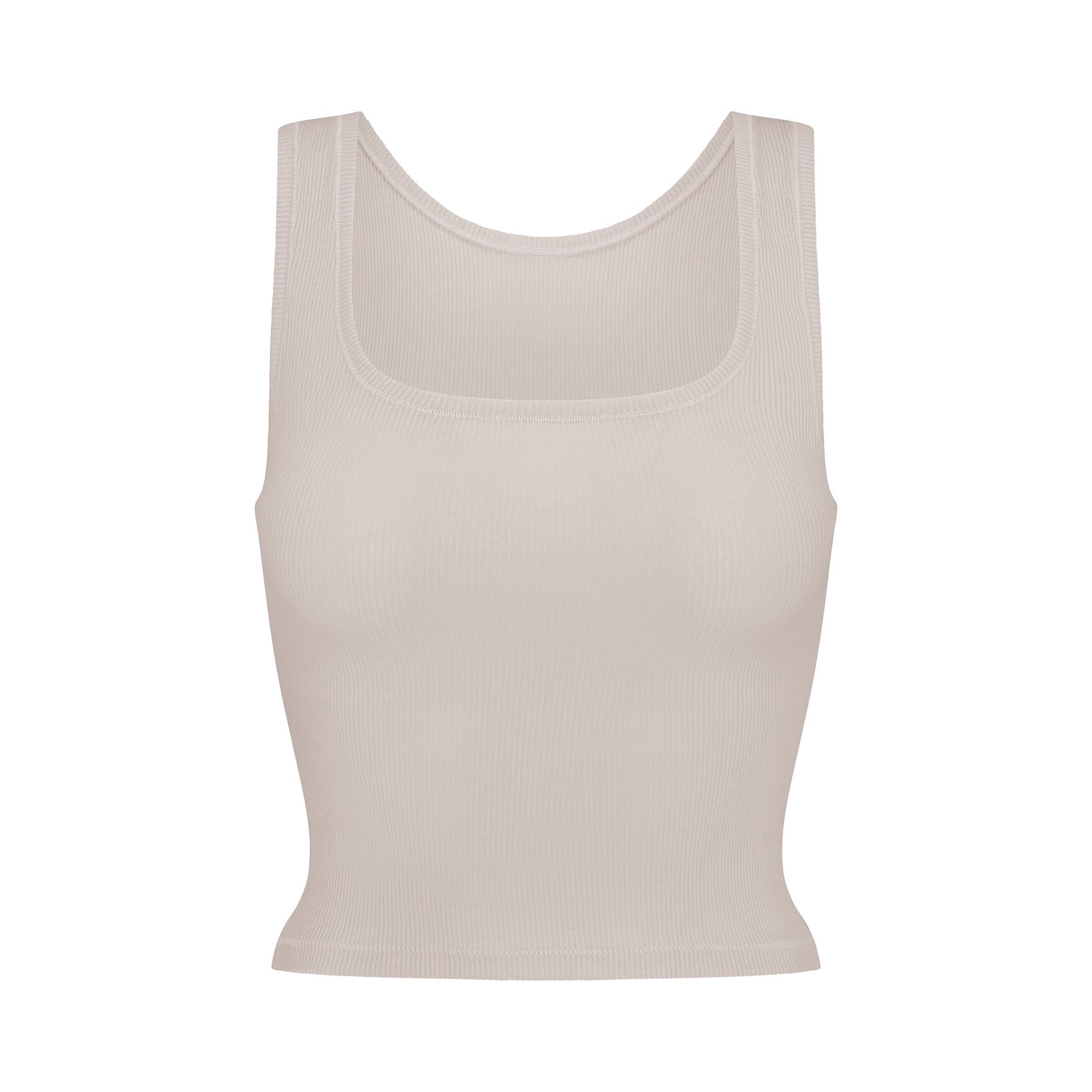 COTTON RIB TANK | STONE