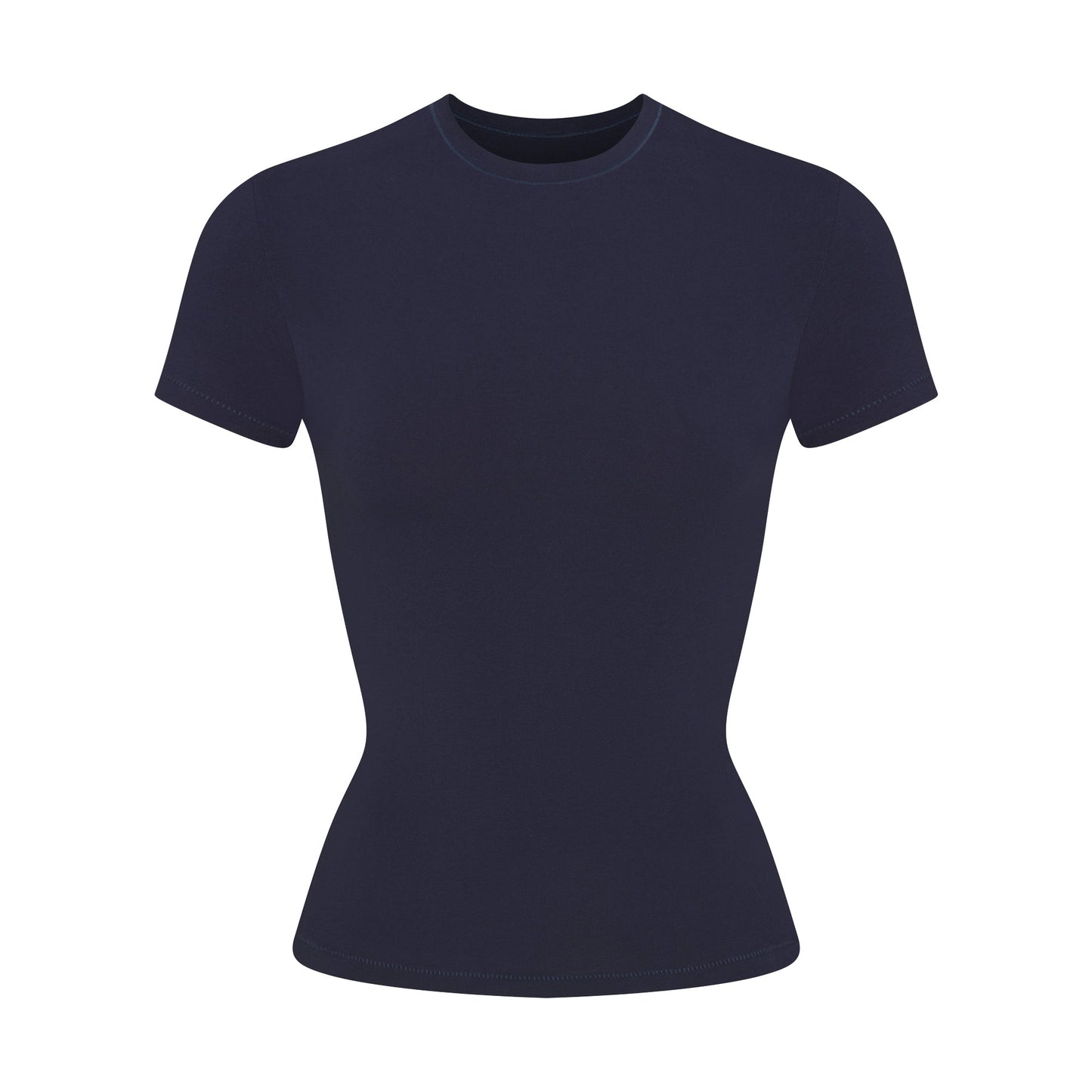 COTTON JERSEY T-SHIRT | NAVY