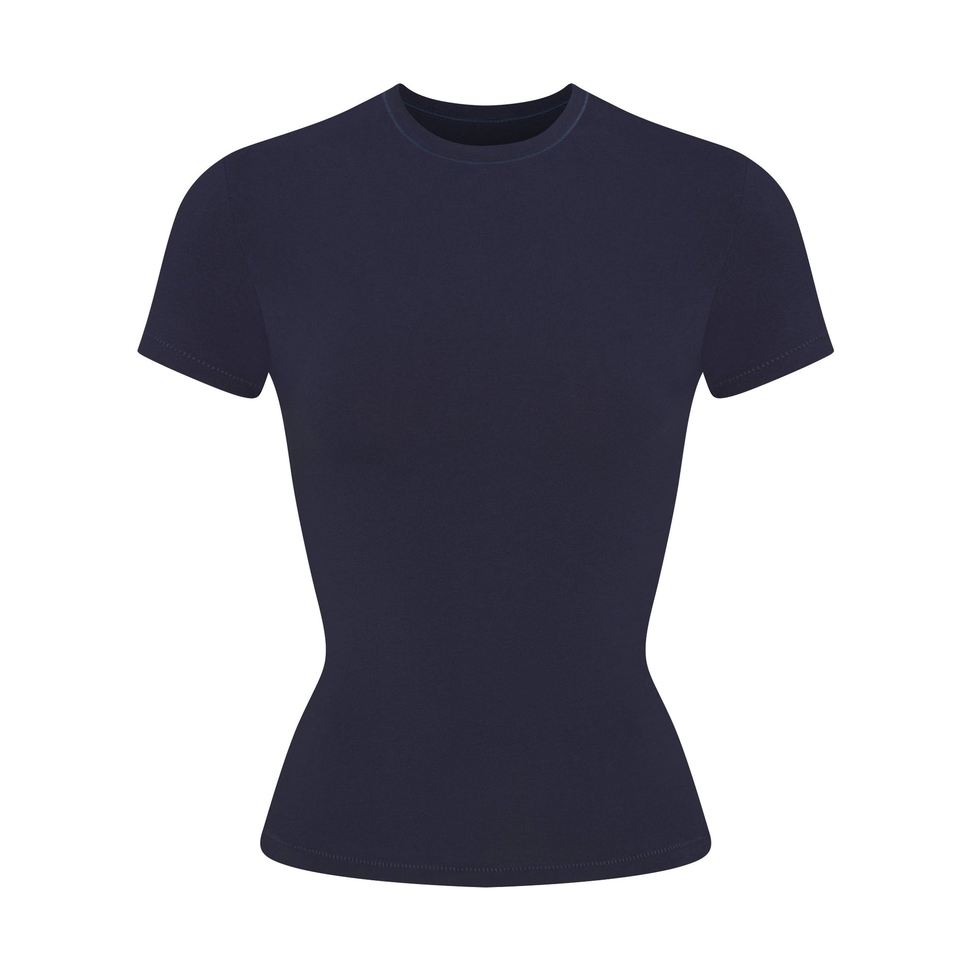 COTTON JERSEY T-SHIRT | NAVY