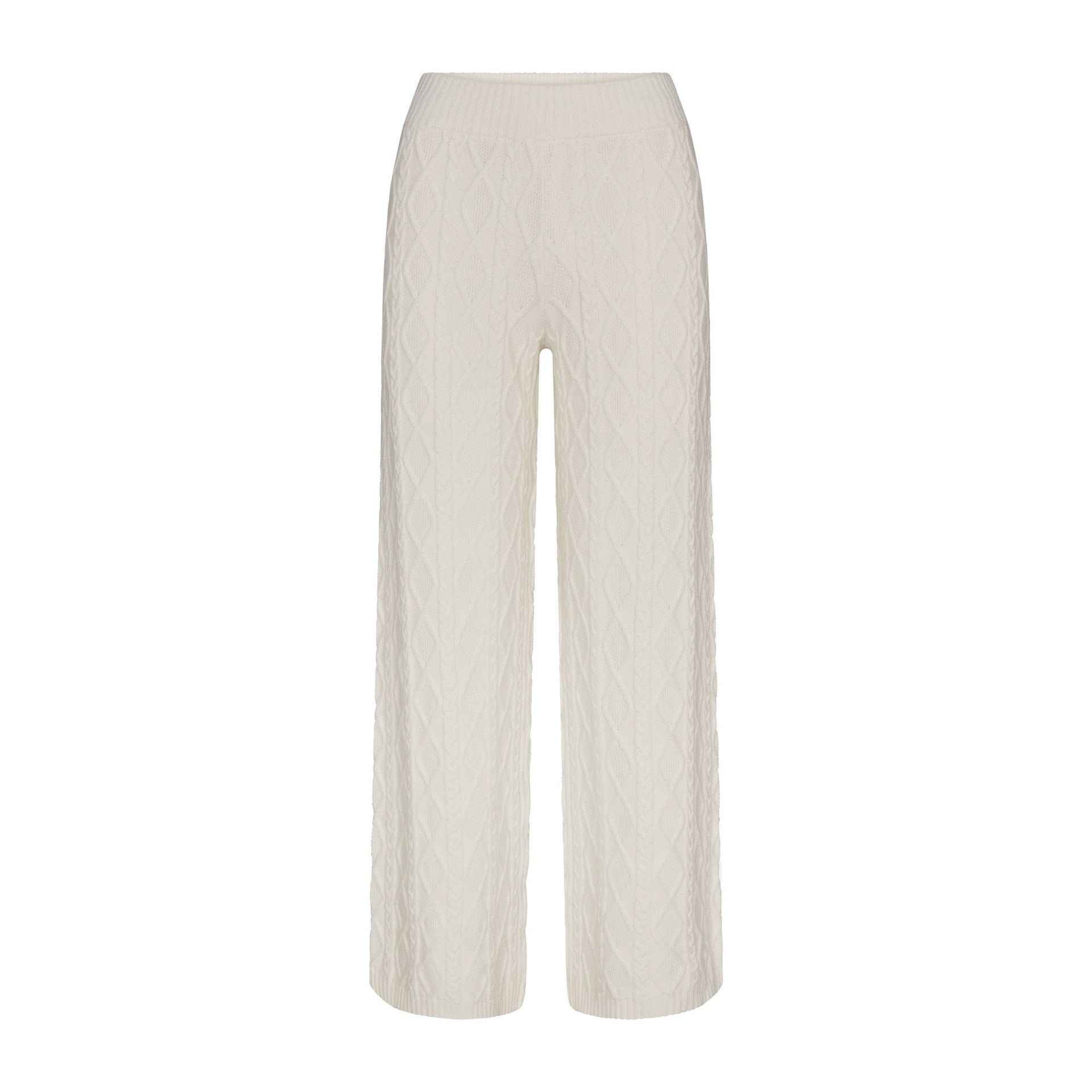 SWEATER KNIT STRAIGHT LEG PANT | IVORY