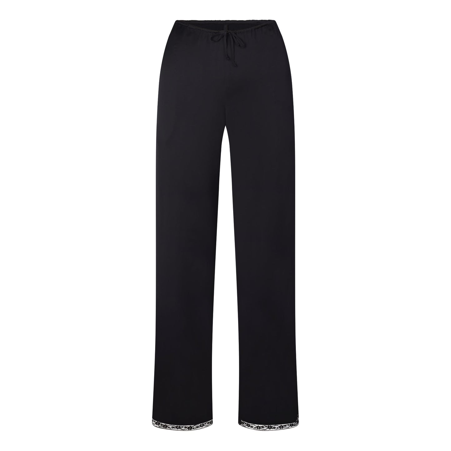 WOVEN SHINE LACE PANT | ONYX