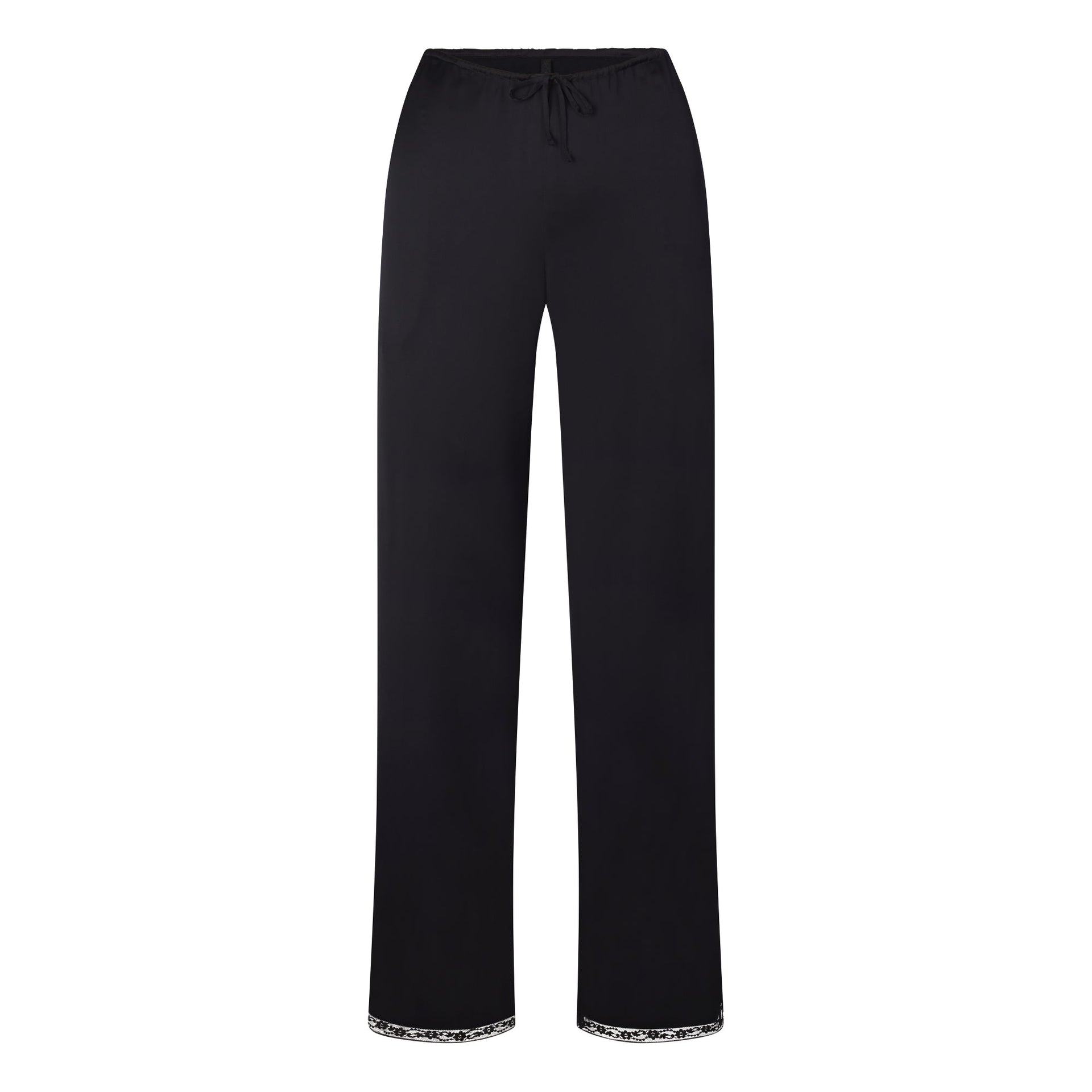 WOVEN SHINE LACE PANT | ONYX