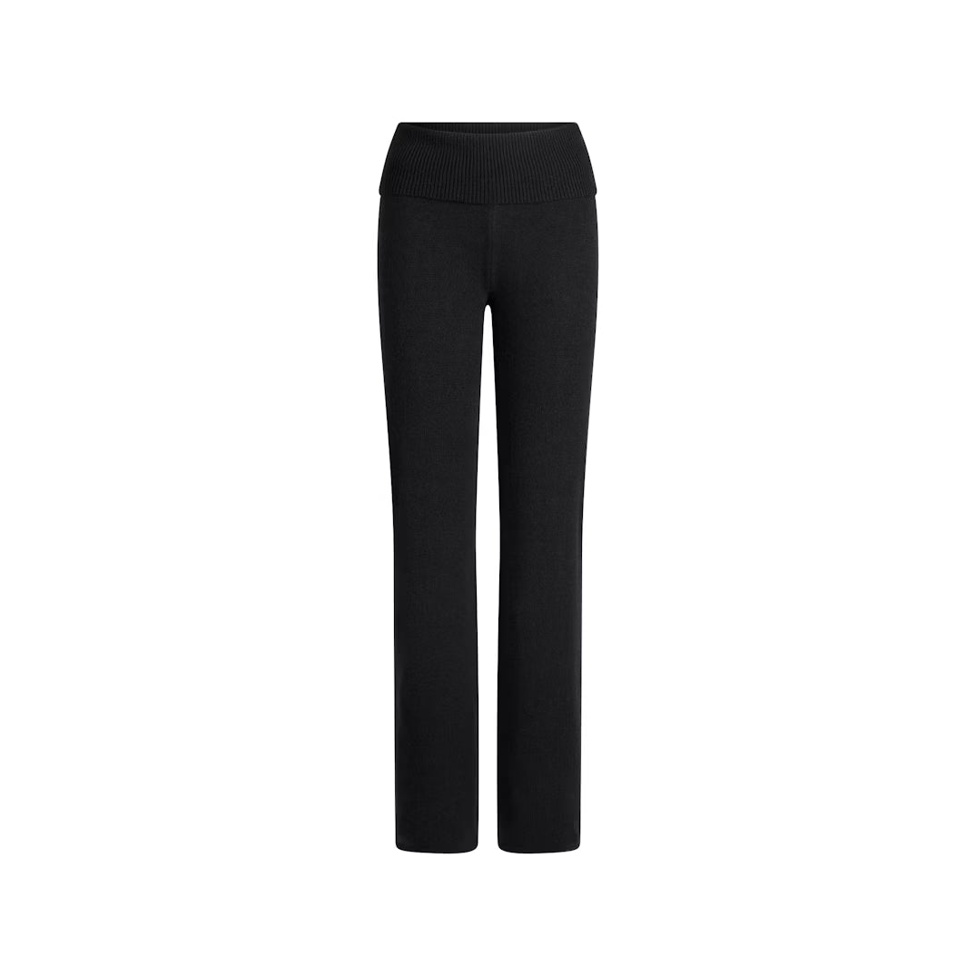 WOOL CASHMERE PANT | ONYX