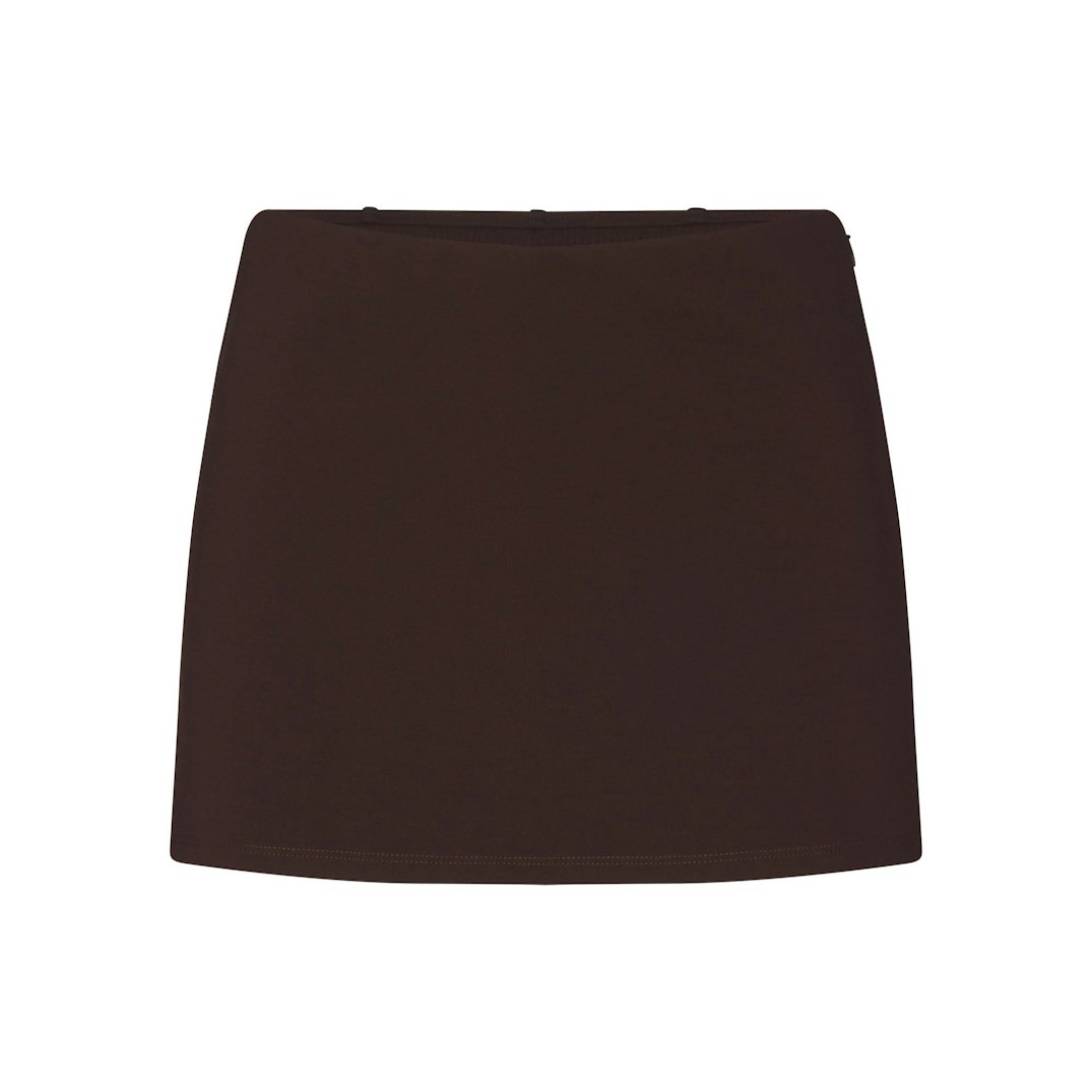 THE ESSENTIAL COLLECTION MINI SKORT | ESPRESSO