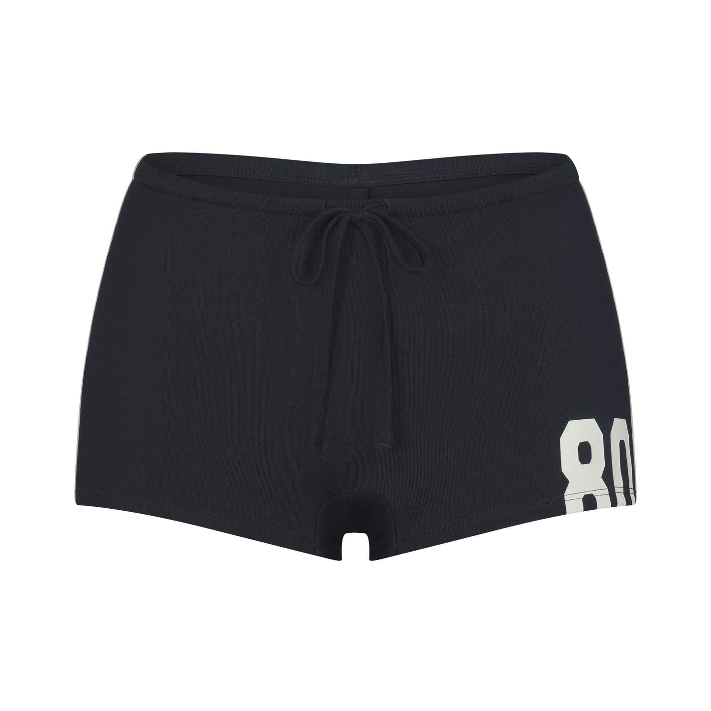SMOOTH LAYERS MICRO SHORT | ONYX ECRU CONTRAST