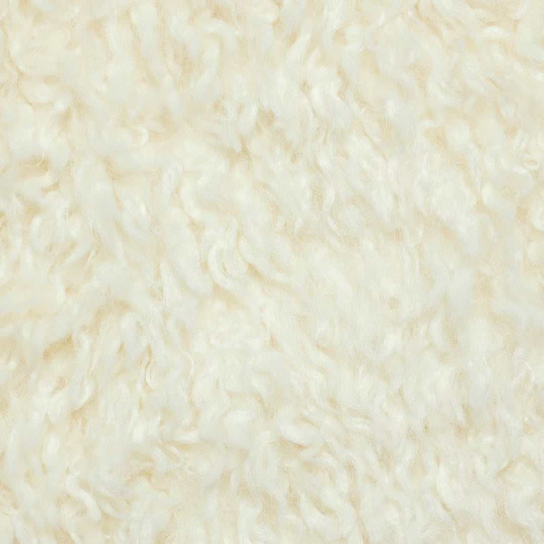 FAUX FUR HOODIE | EGRET