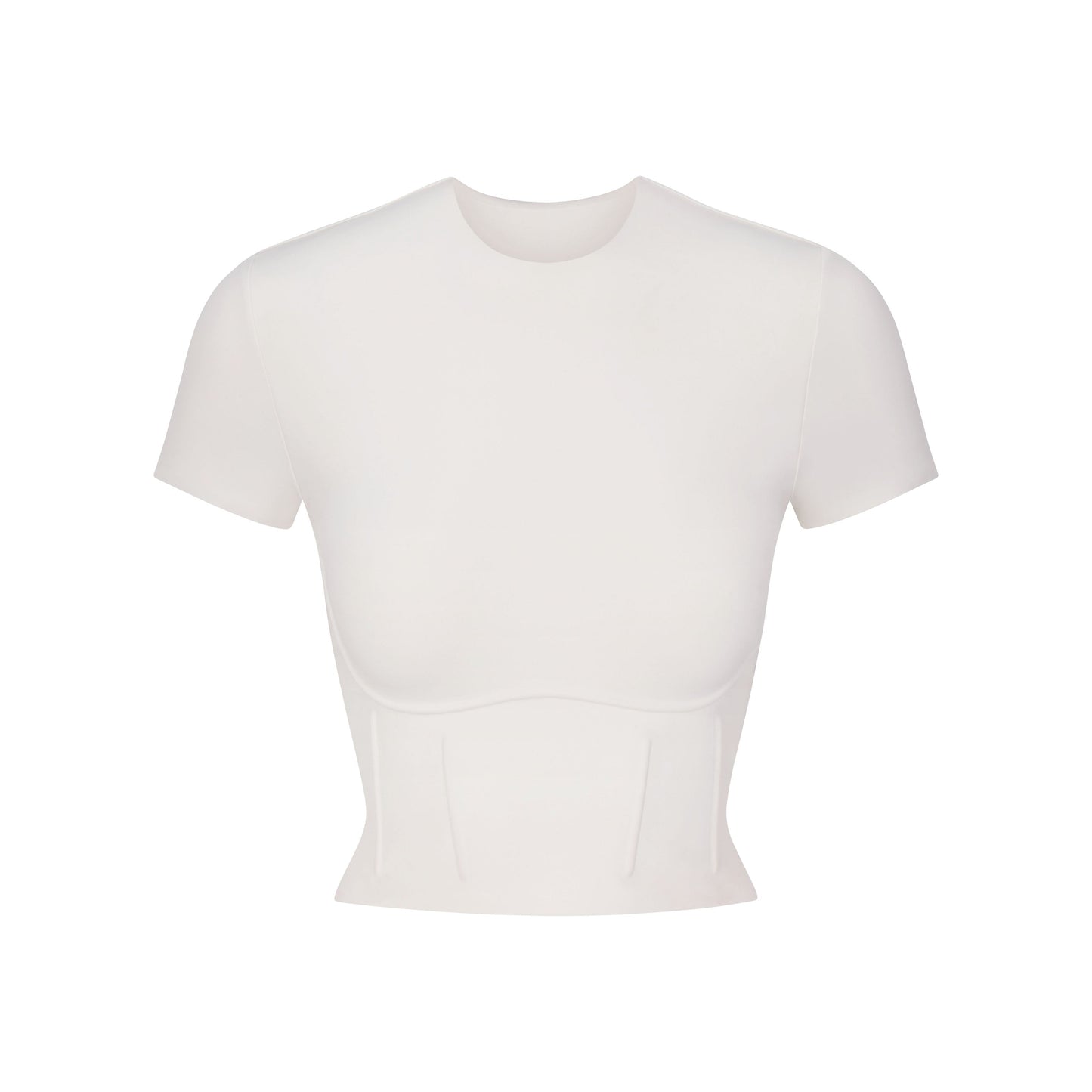 NikeSKIMS MATTE CROPPED CORSET TEE | IVORY