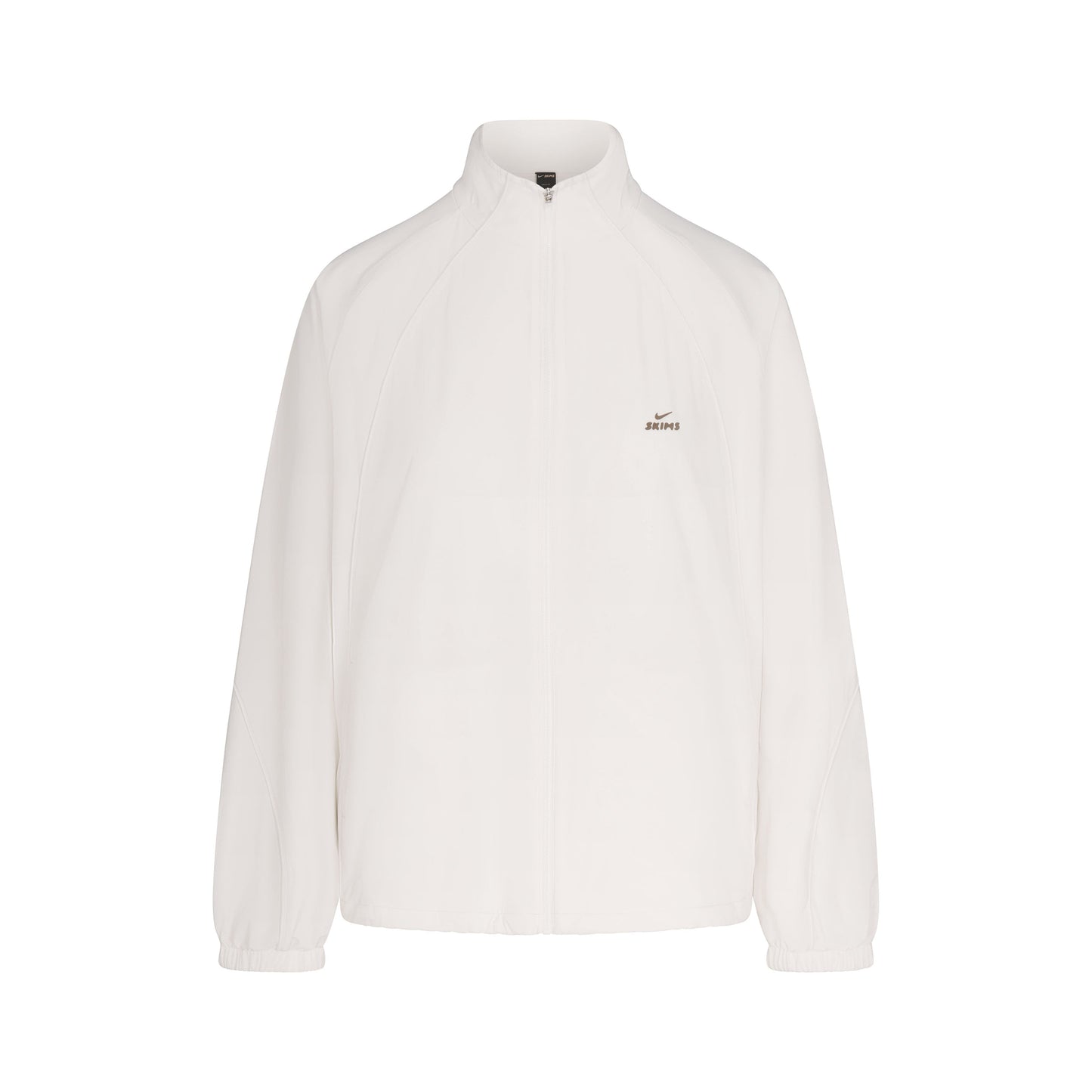 NikeSKIMS STRETCH NYLON OVERSIZED TRACK JACKET | IVORY