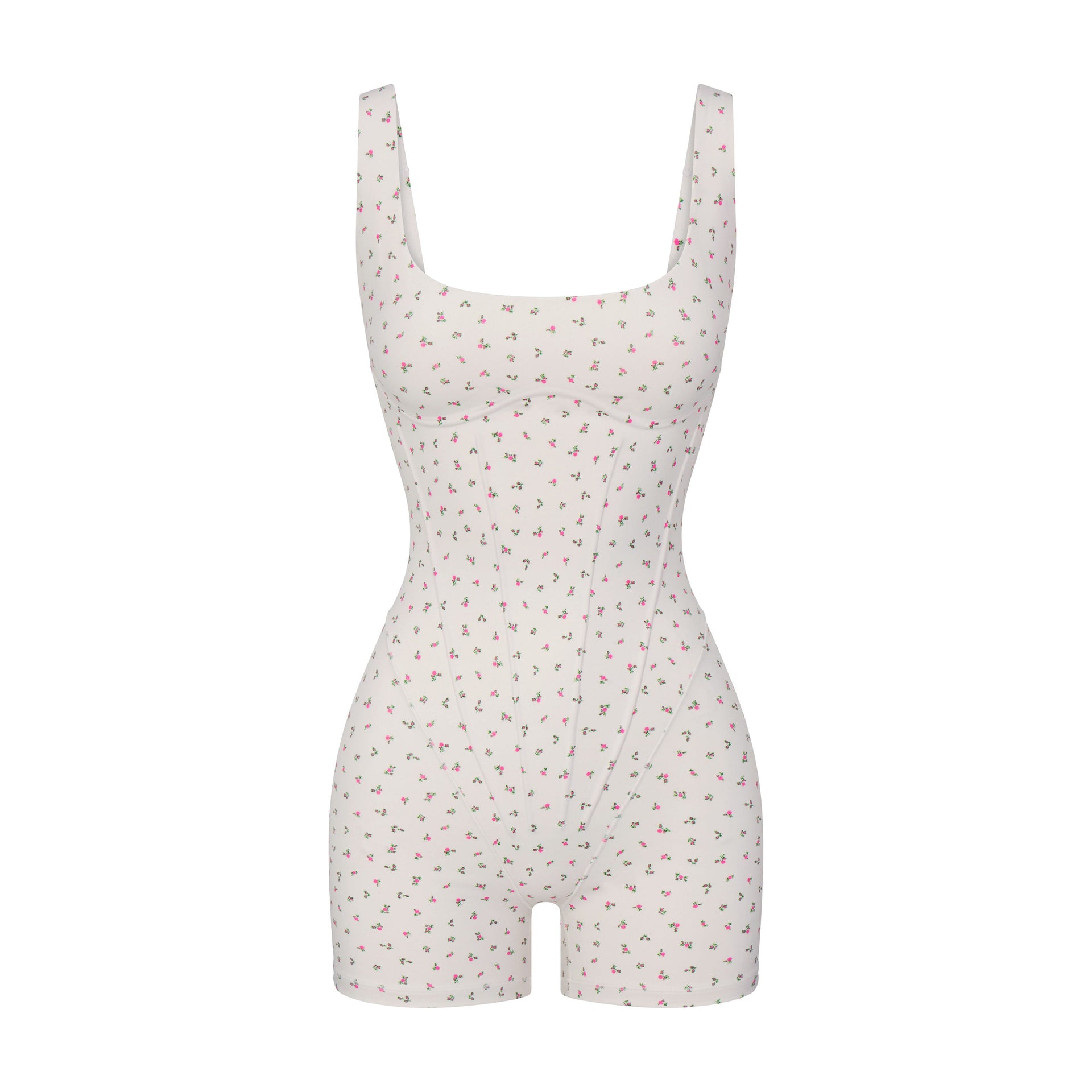 NikeSKIMS MATTE CORSET 2" ONE PIECE | DITSY FLORAL PRINT