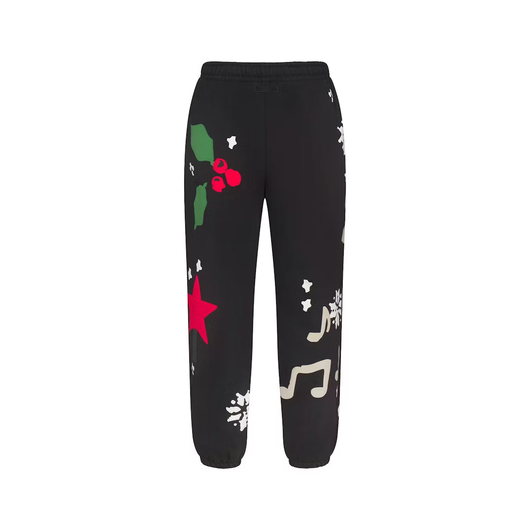 CACTUS PLANT FLEA MARKET X SKIMS HEAVYWEIGHT FLEECE MENS JOGGER | ONYX DOVE PRINT