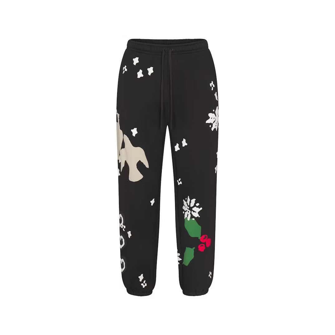 CACTUS PLANT FLEA MARKET X SKIMS HEAVYWEIGHT FLEECE MENS JOGGER | ONYX DOVE PRINT