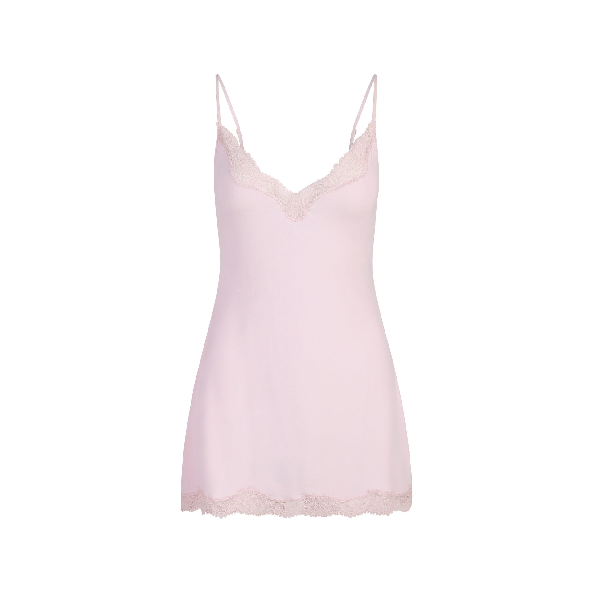 SKIMS SLEEP LACE MINI DRESS | BLOOM