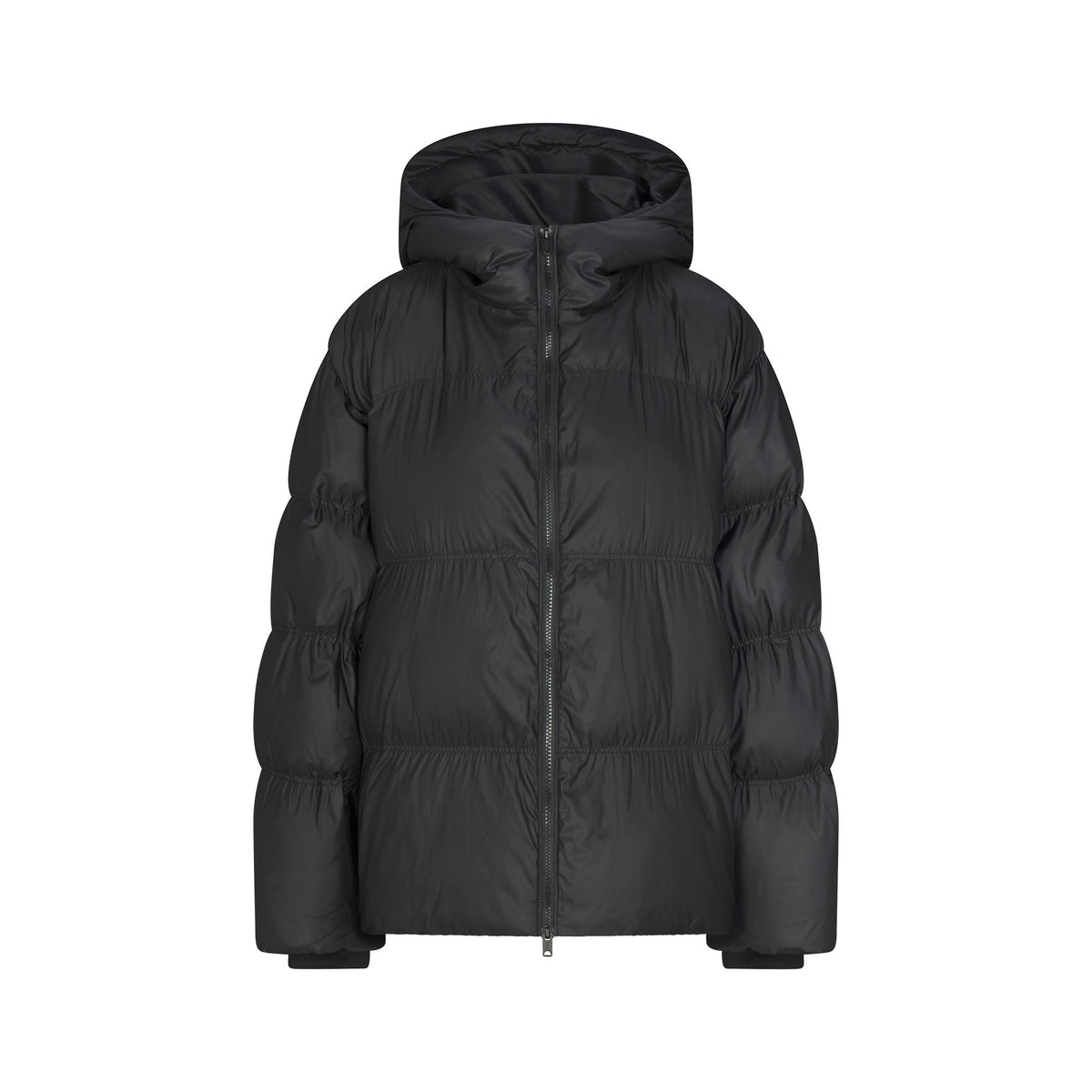 SKIMS PUFFERS HOODED JACKET | ONYX
