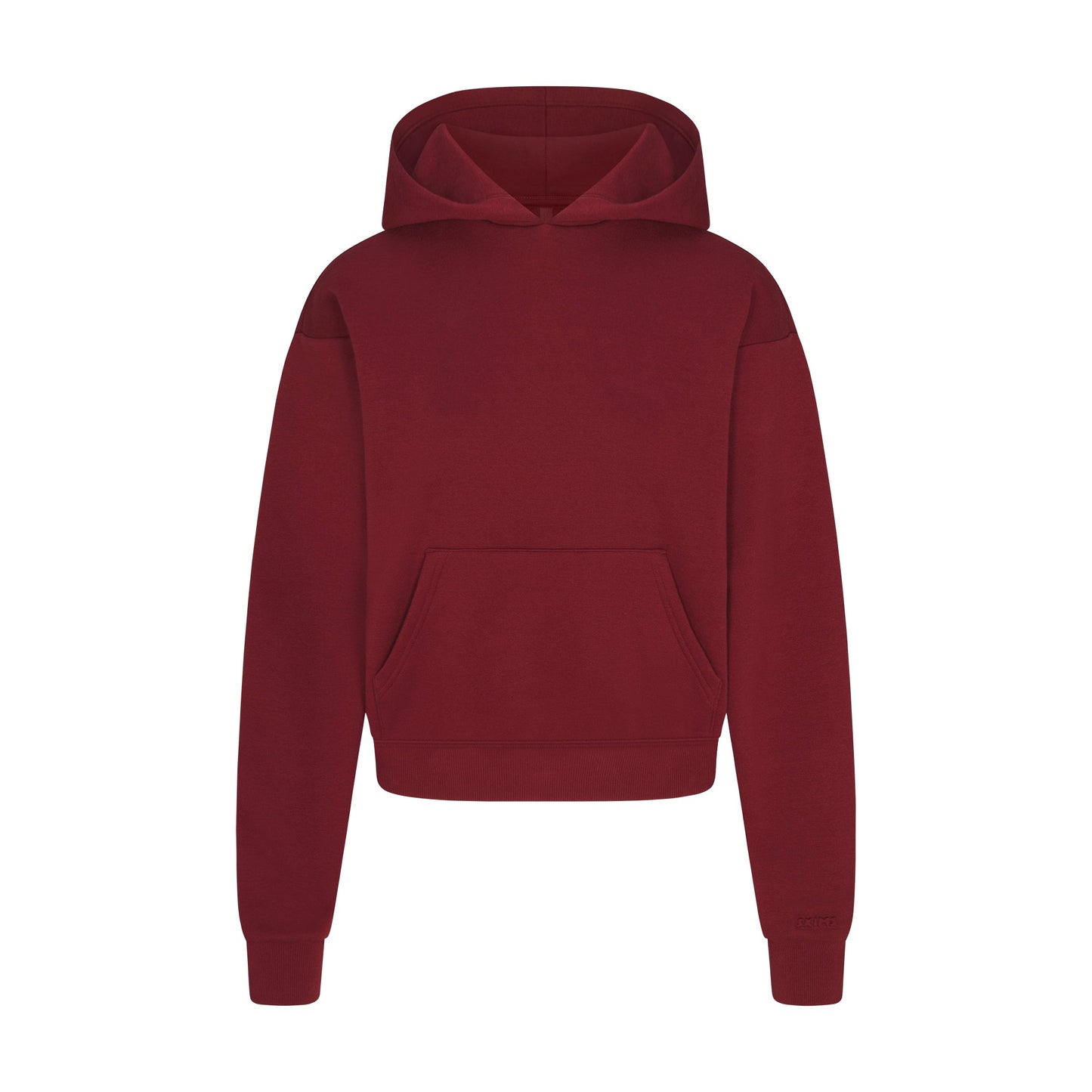 COTTON FLEECE CLASSIC HOODIE | MERLOT