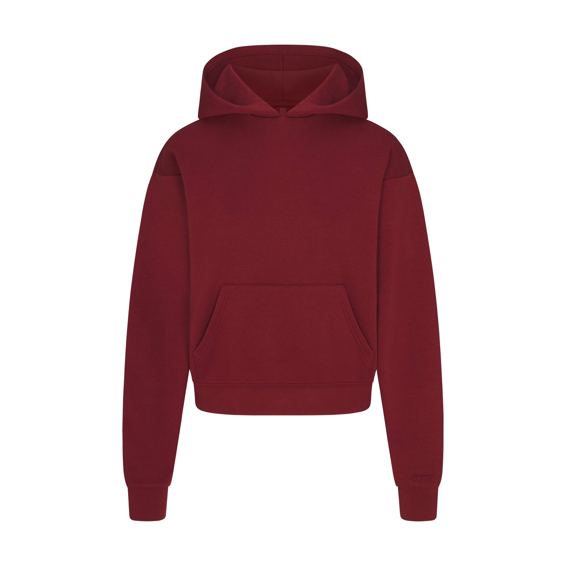 COTTON FLEECE CLASSIC HOODIE | MERLOT