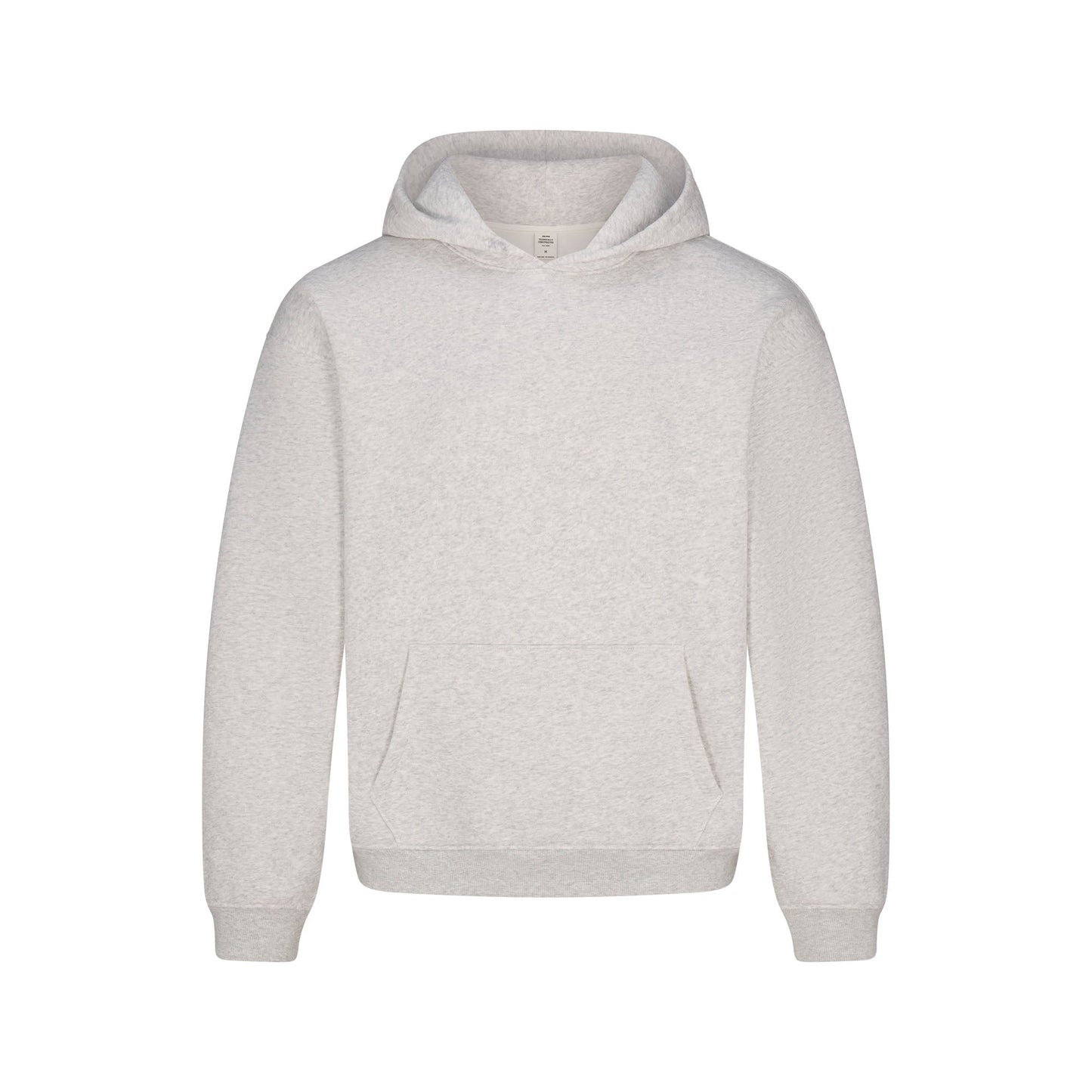 FLEECE LOUNGE MENS RELAXED HOODIE | LIGHT HEATHER GREY