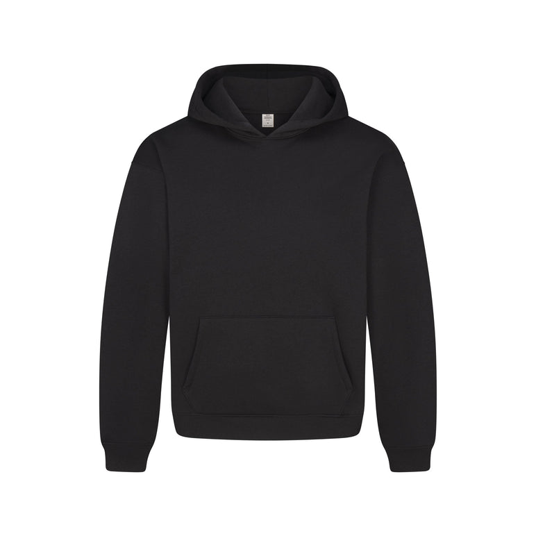 FLEECE LOUNGE MENS RELAXED HOODIE | WASHED ONYX