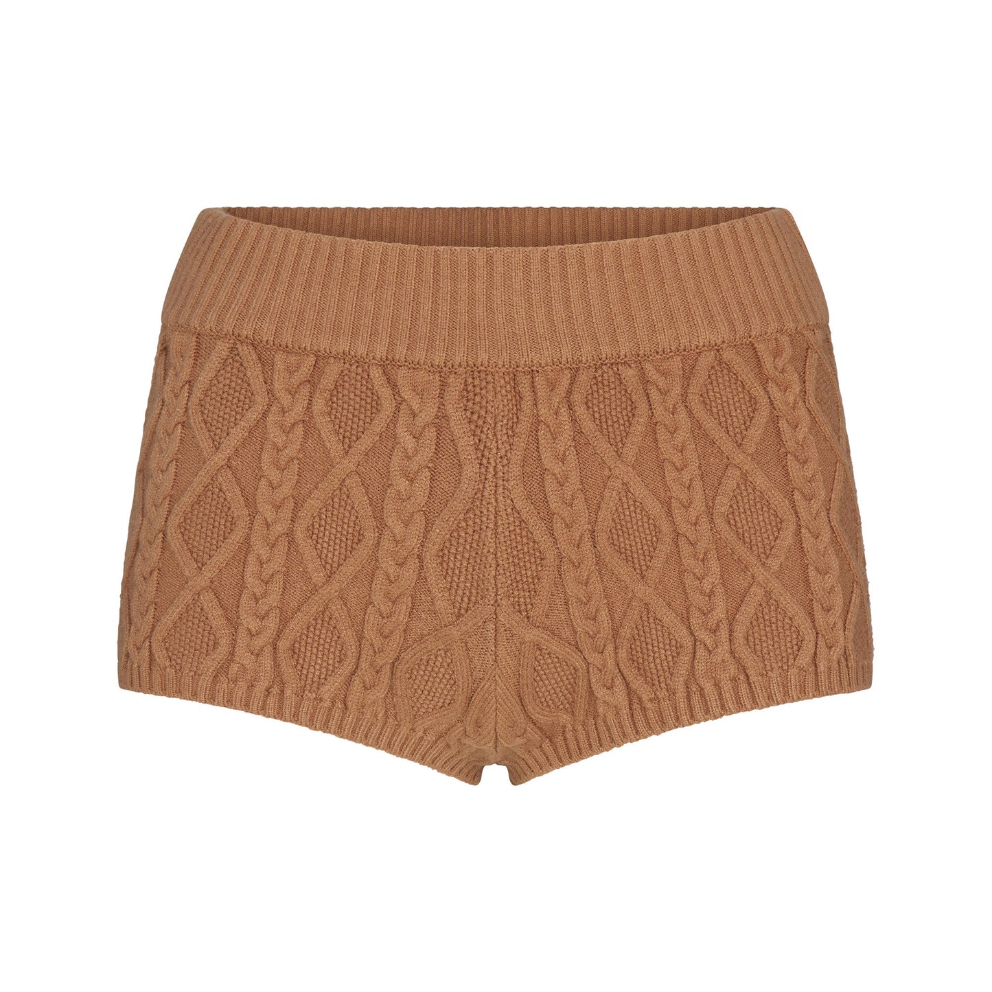 SWEATER KNIT SHORT | DARK HONEY