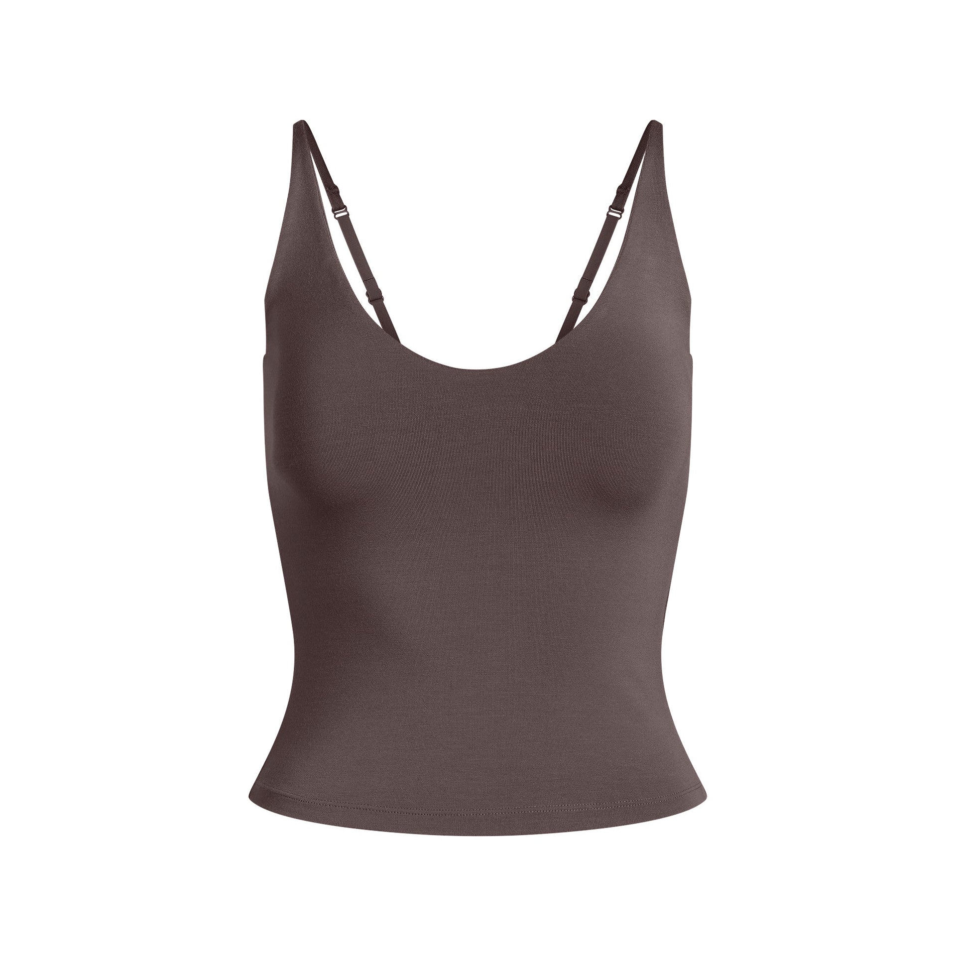 SMOOTH LAYERS SCOOP NECK CAMI | RAISIN