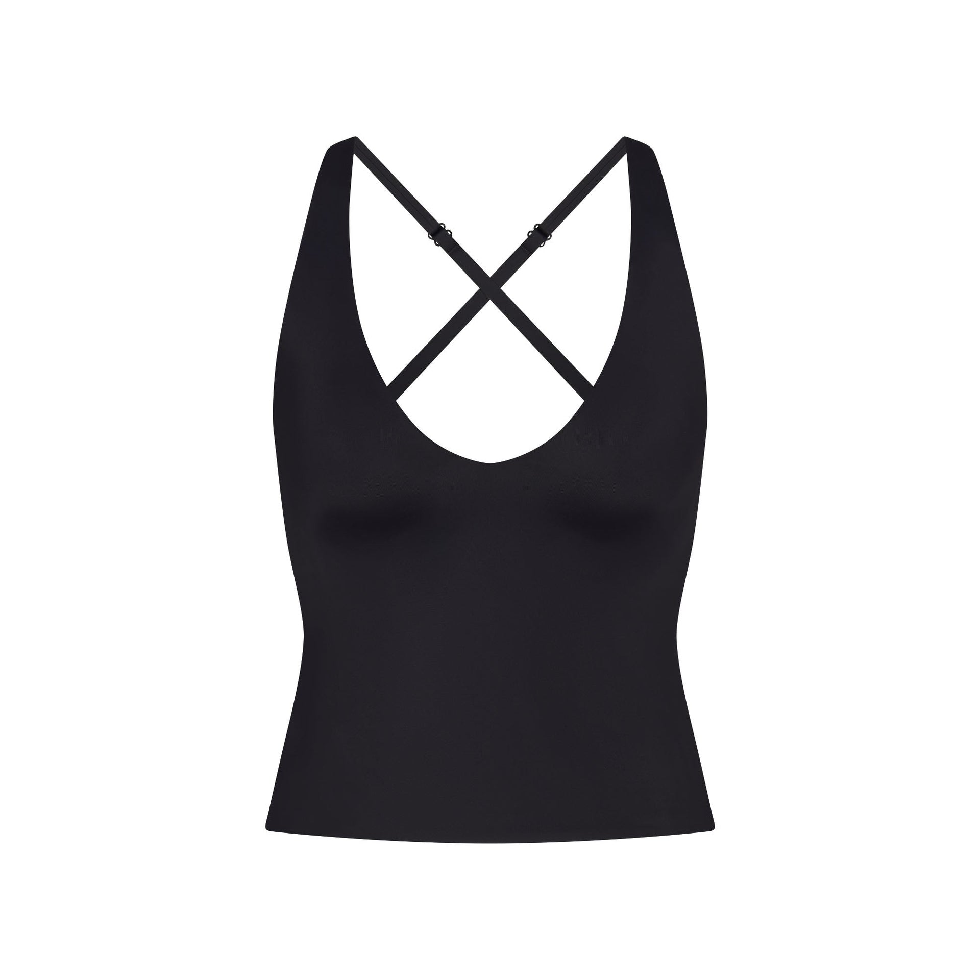 NikeSKIMS SHINE V-NECK TANK | OBSIDIAN