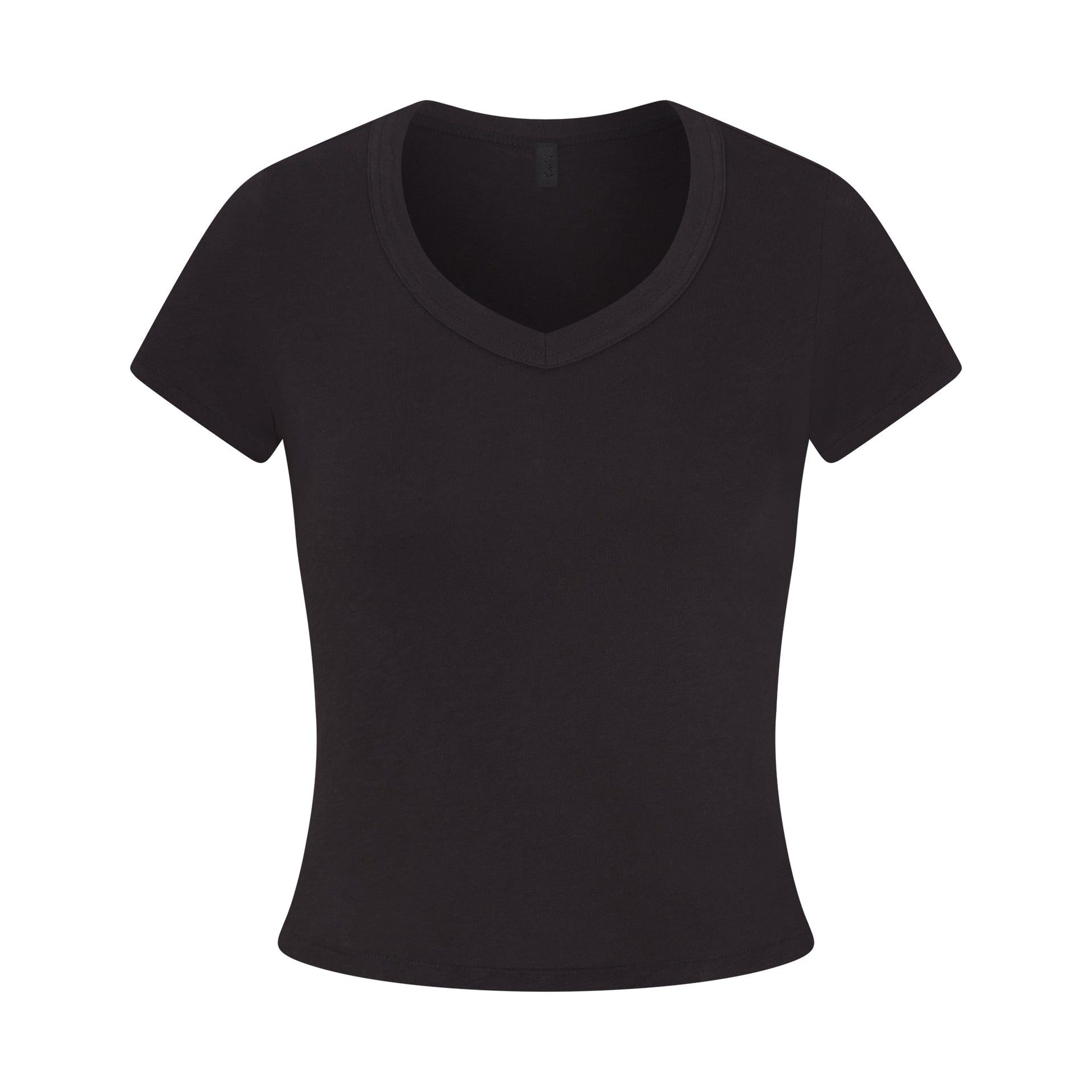 WORN IN JERSEY BABY V NECK TEE | WASHED ONYX