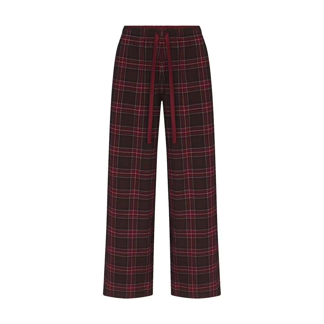 CACTUS PLANT FLEA MARKET X SKIMS SKIMS SLEEP FLANNEL PANT SET | RED BEAR PRINT