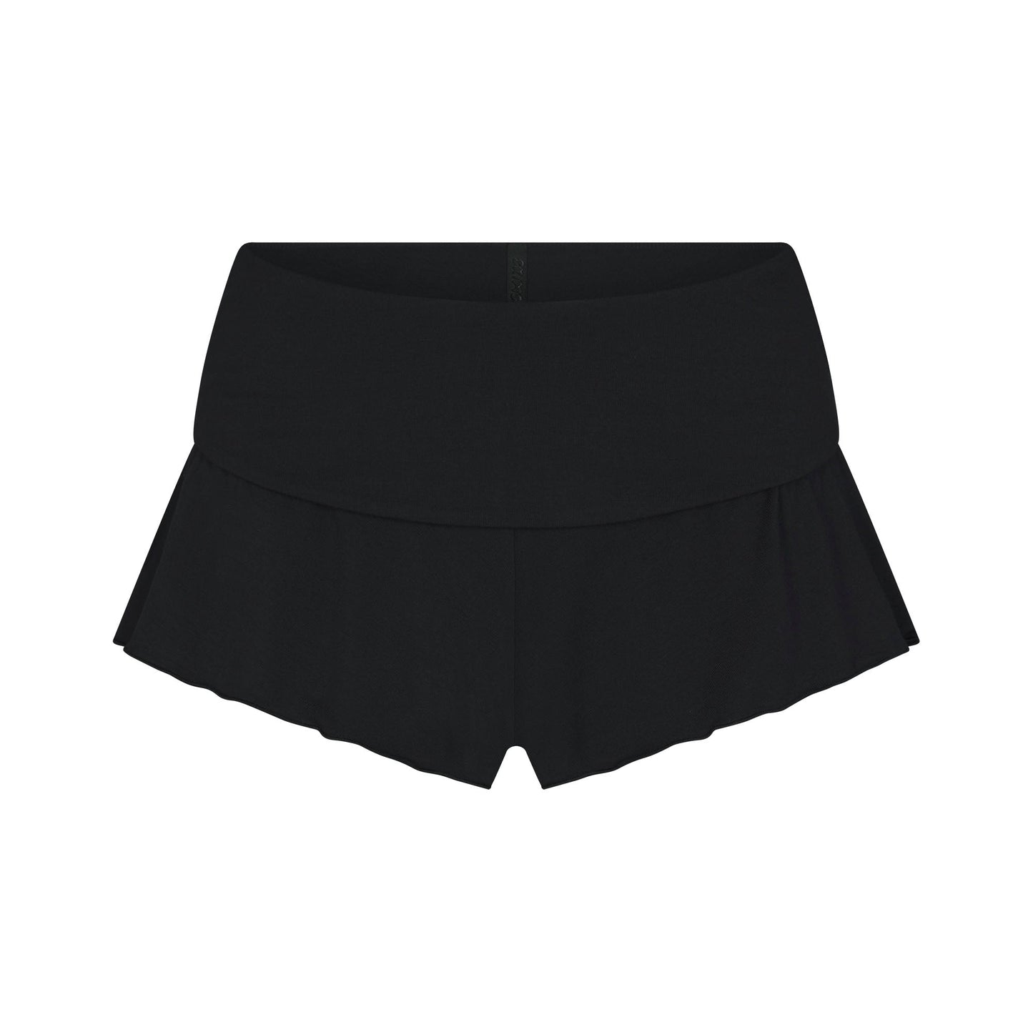 SKIMS SLEEP HENLEY AND FOLDOVER SHORT SET | ONYX