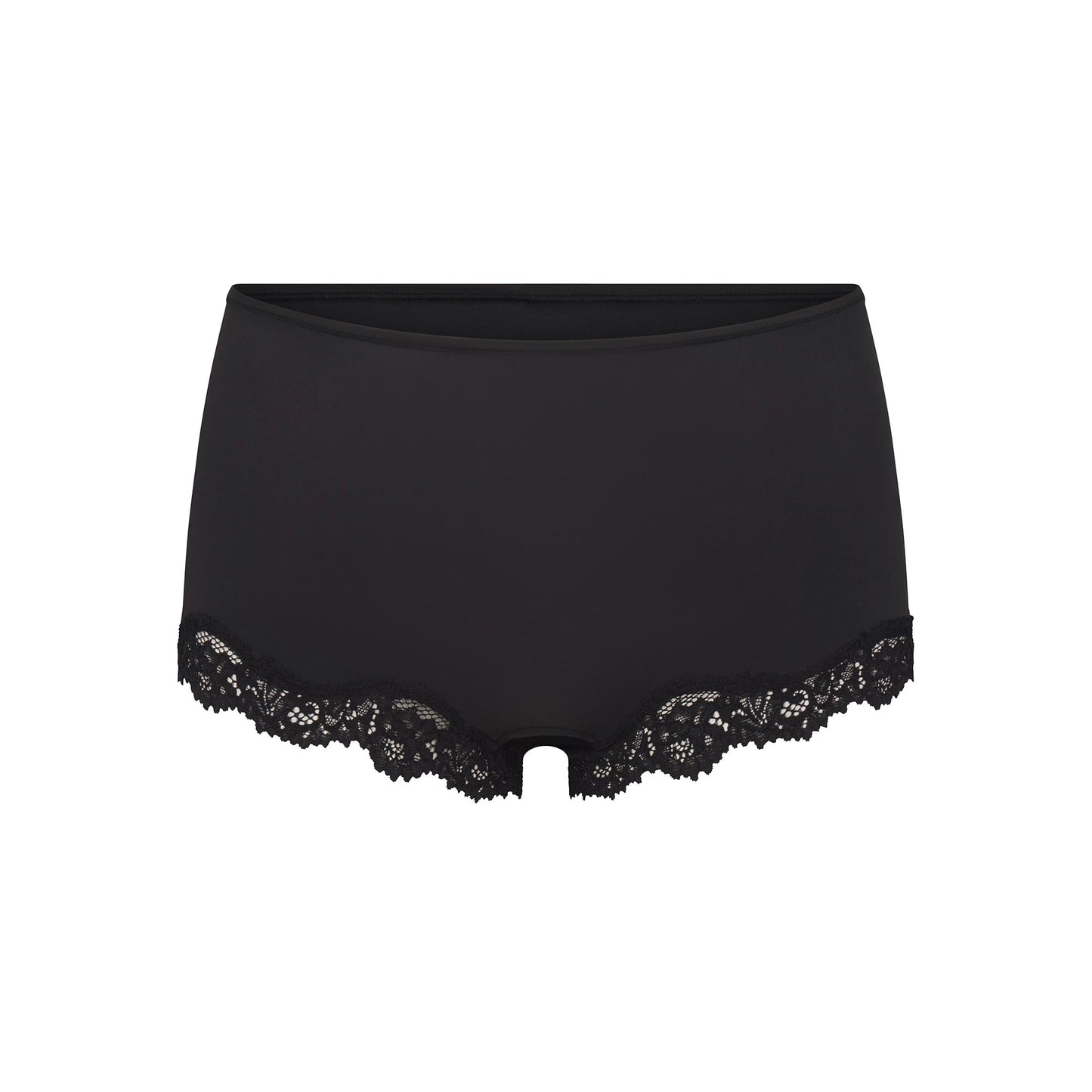 FITS EVERYBODY LACE TRIANGLE CAMI AND BOY SHORT SET | ONYX