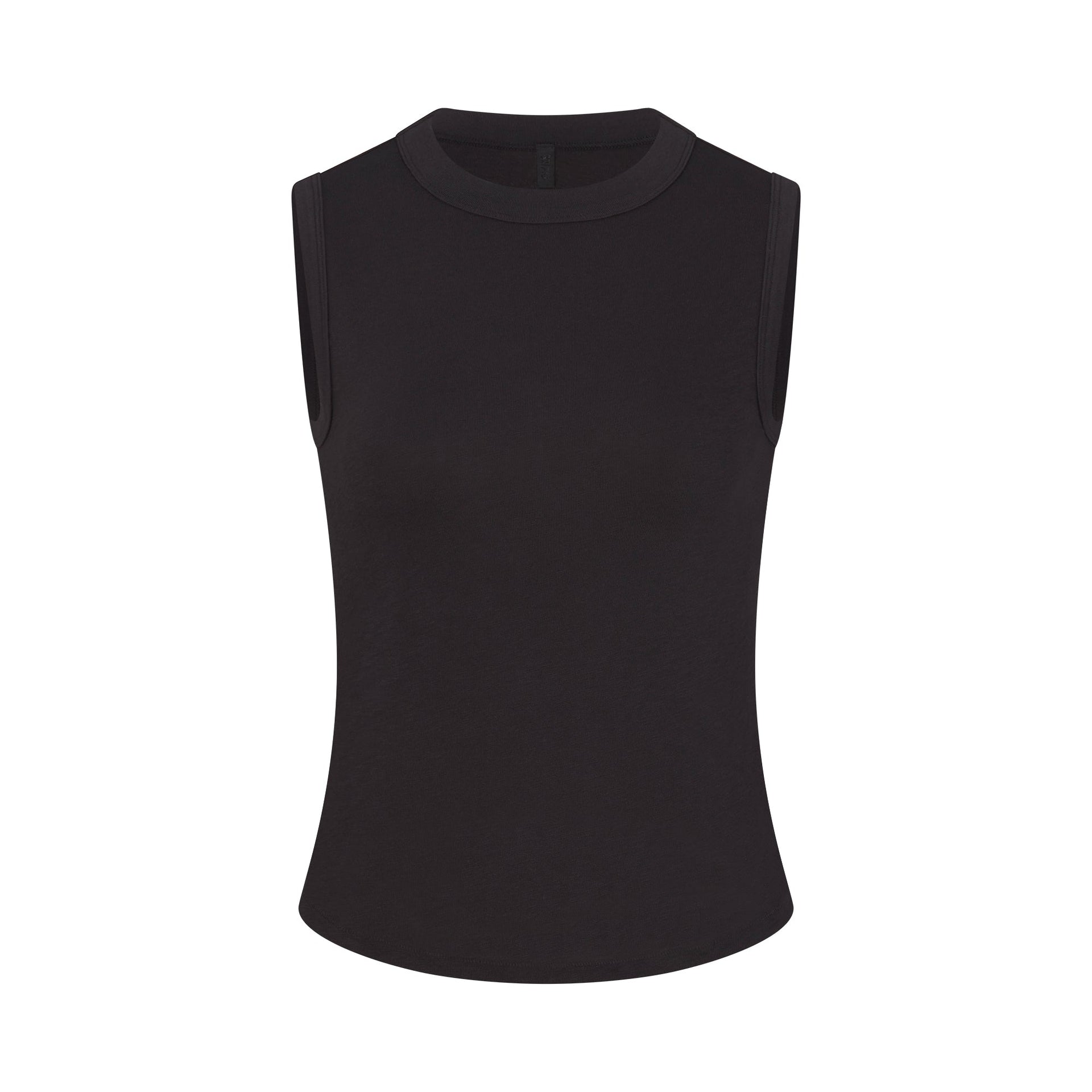 WORN IN JERSEY HIGH CREW TANK | WASHED ONYX