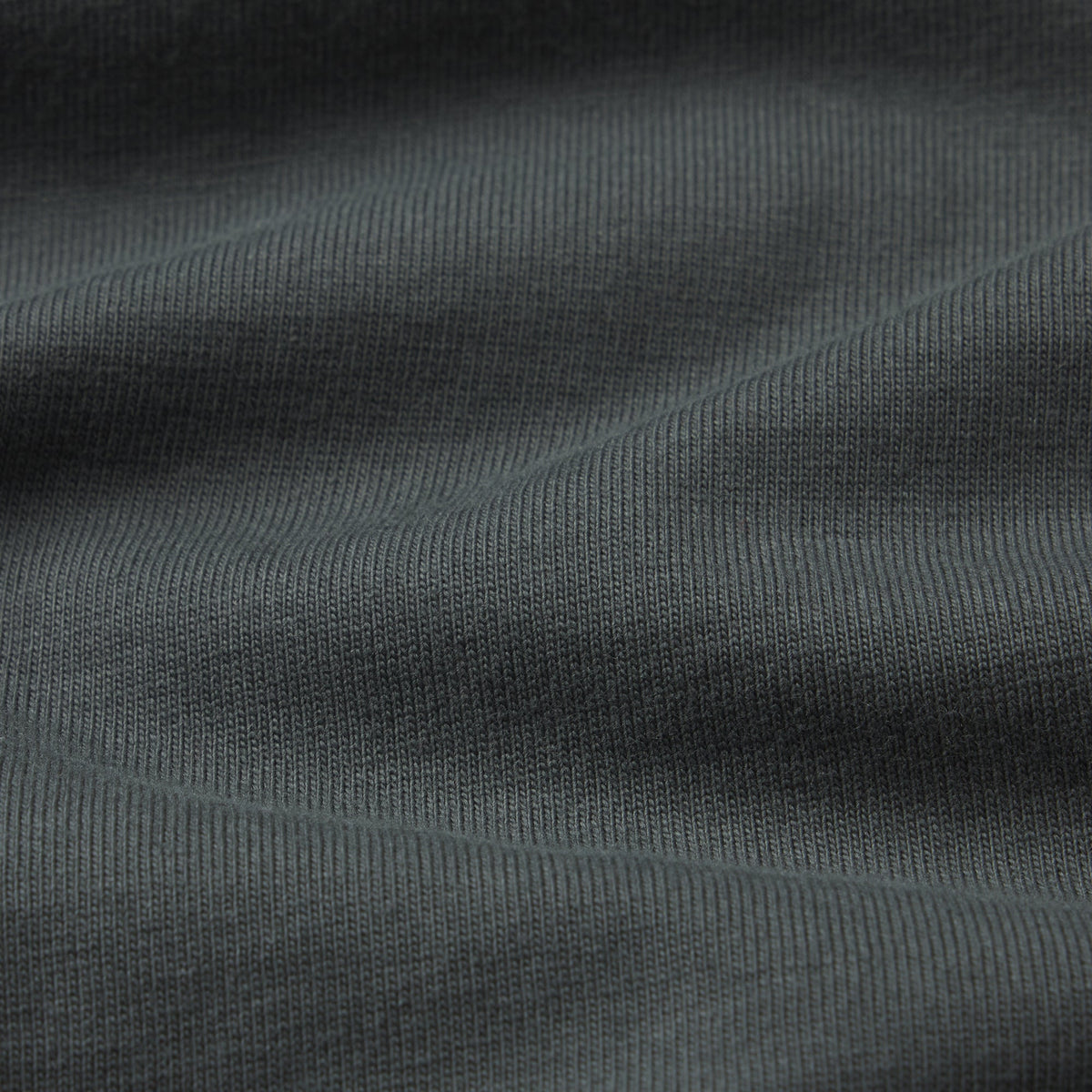 HEAVYWEIGHT COTTON MENS RELAXED CROPPED CREWNECK | DEEP SEA