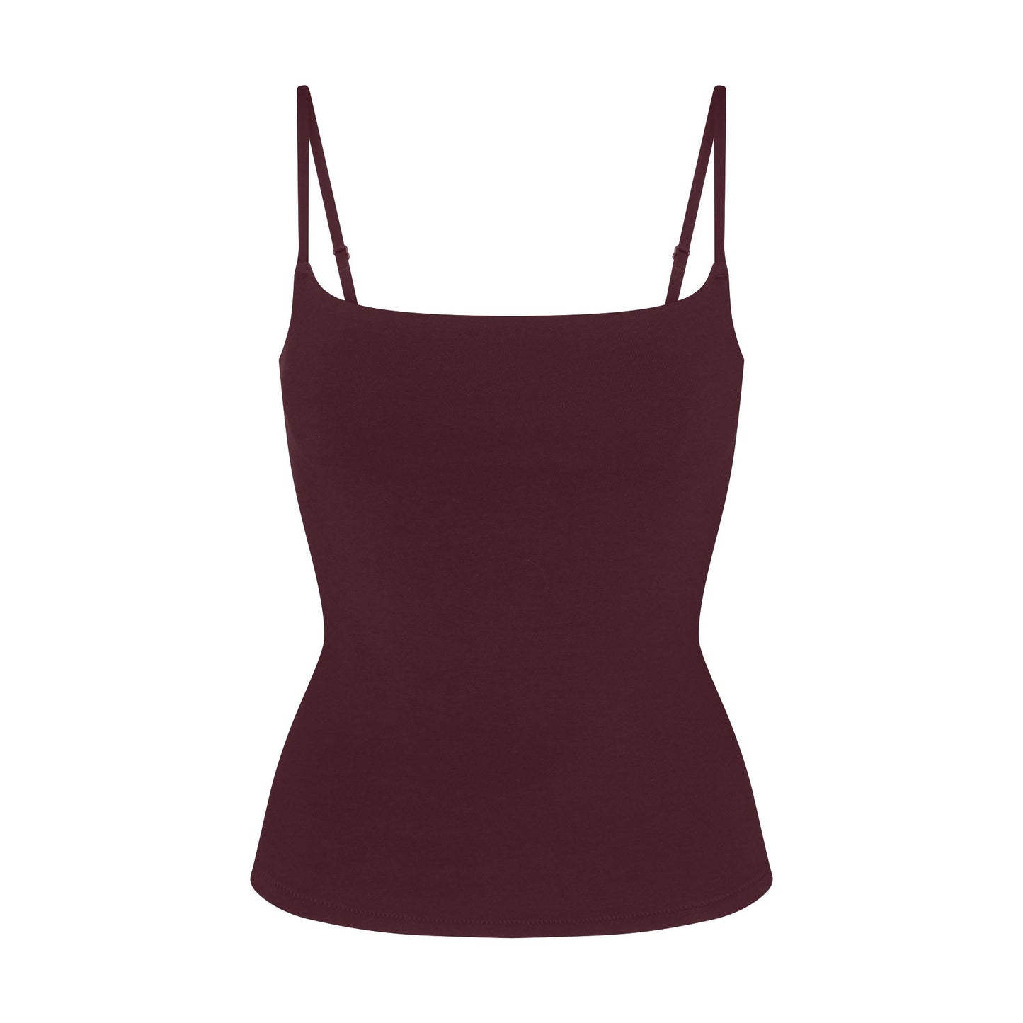 COTTON JERSEY CAMI | CURRANT