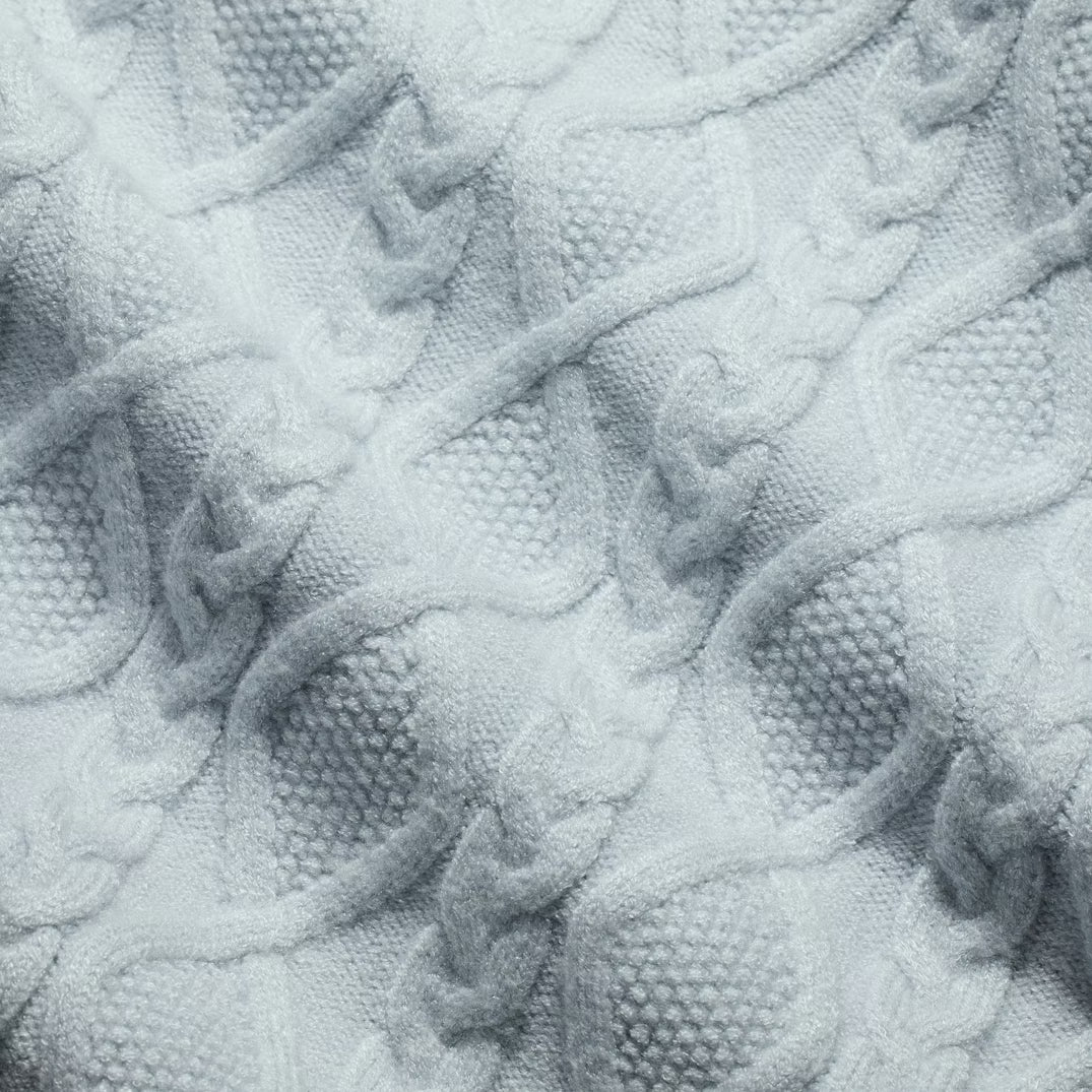 SNOW BUNNY CABLE KNIT TANK | ZEN BLUE