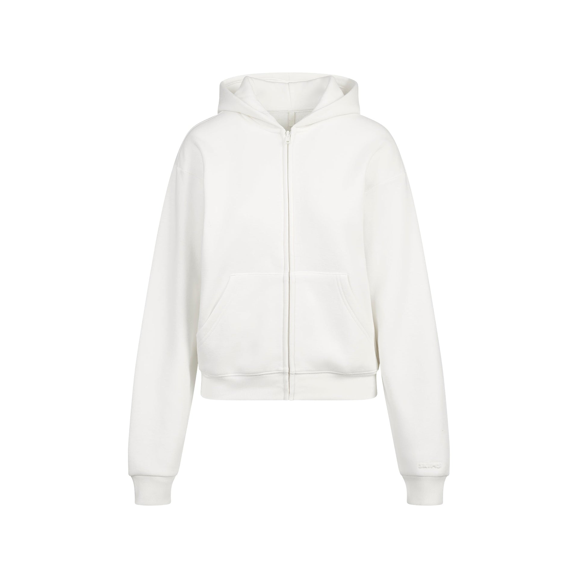 COTTON FLEECE CLASSIC ZIP UP HOODIE | MARBLE