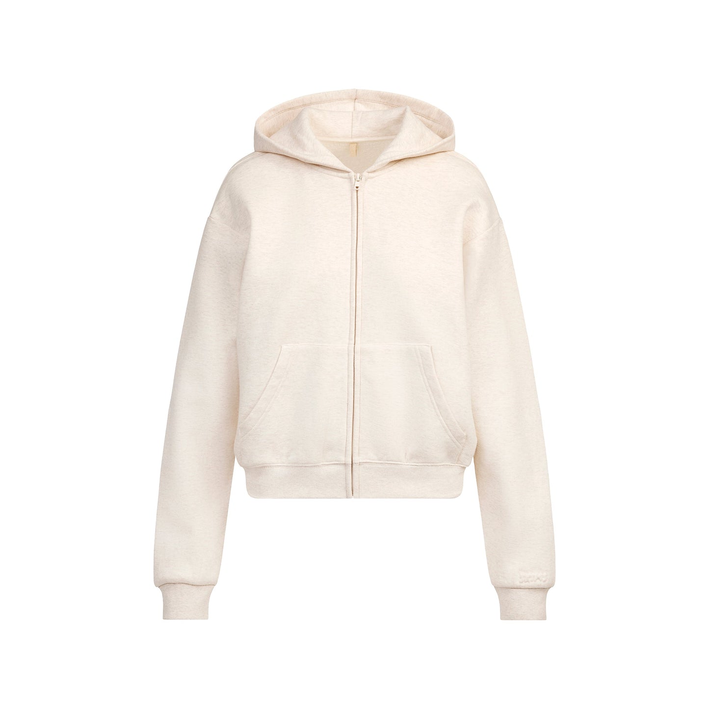 COTTON FLEECE CLASSIC ZIP UP HOODIE | OATMEAL HEATHER
