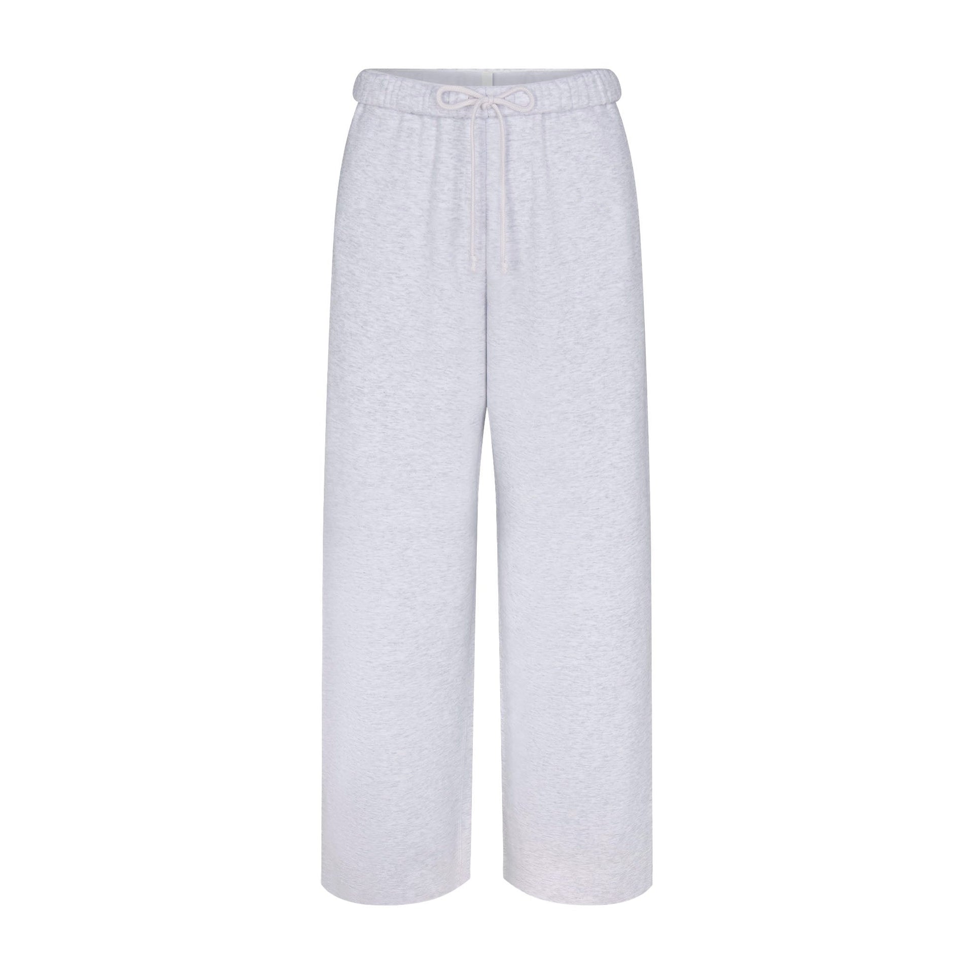 COTTON FLEECE CLASSIC STRAIGHT LEG PANT | LIGHT HEATHER GREY