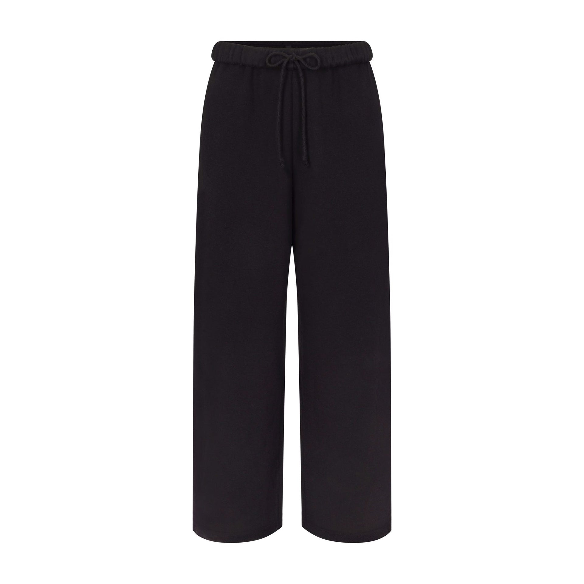COTTON FLEECE CLASSIC STRAIGHT LEG PANT | ONYX