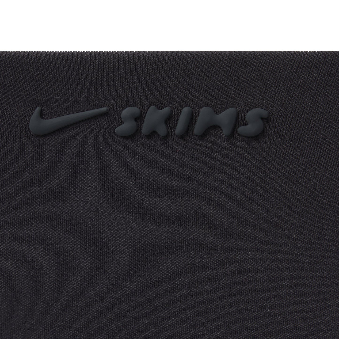 NikeSKIMS MATTE DOUBLE STRAP SCOOP BRA | OBSIDIAN