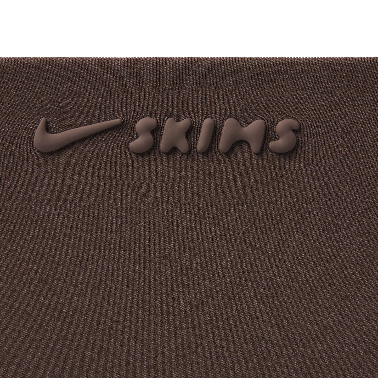 NikeSKIMS MATTE MOCK NECK FULL ZIP JACKET | DARK SEPIA