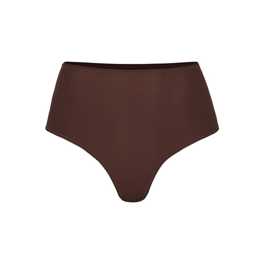 FITS EVERYBODY HIGH-WAISTED THONG | COCOA