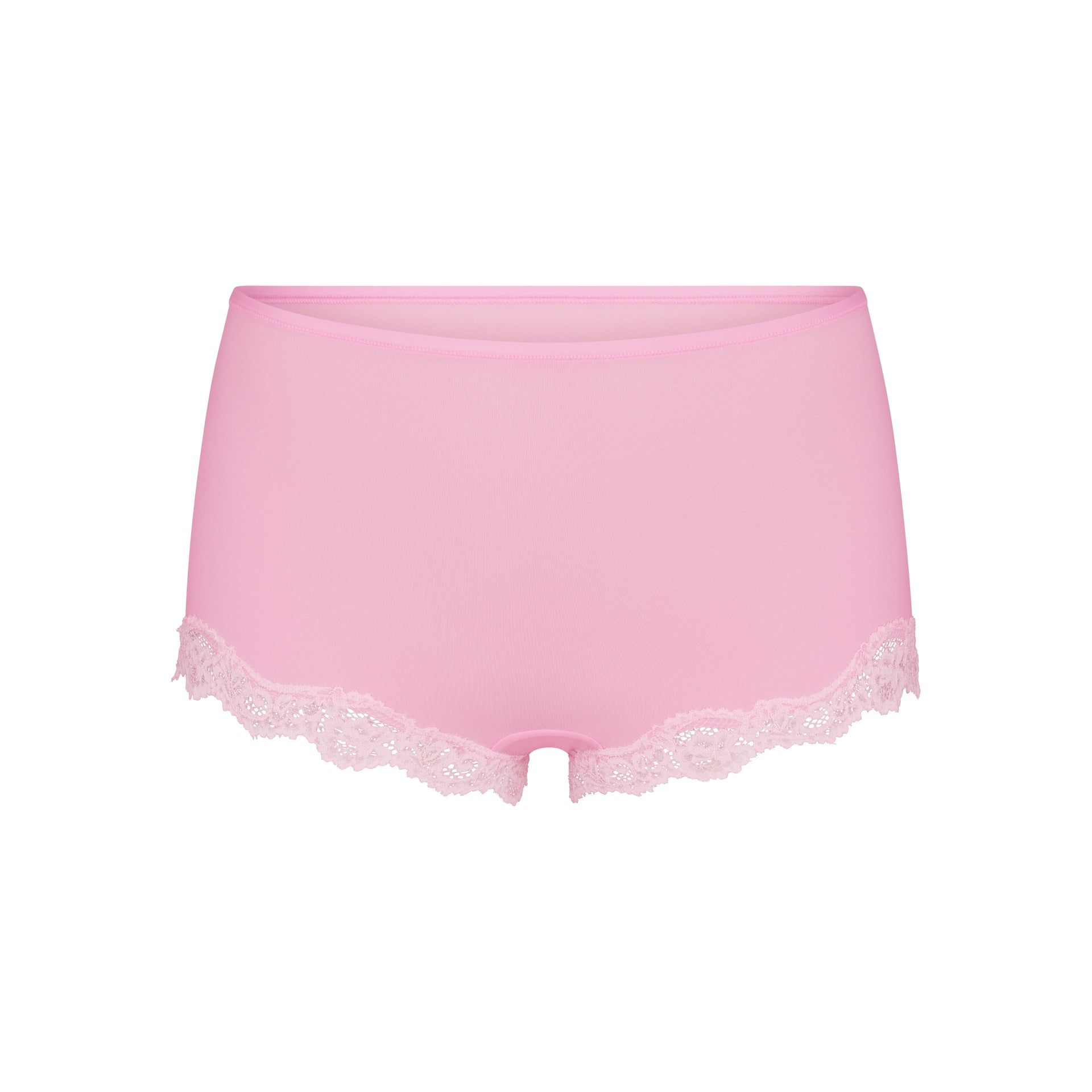 FITS EVERYBODY LACE BOY SHORT | BUBBLEGUM TONAL