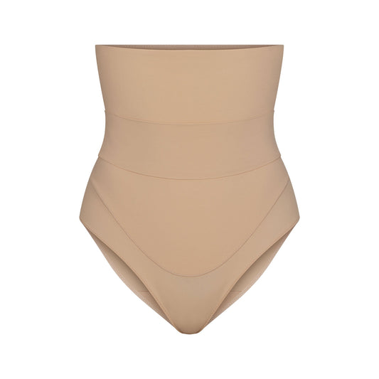 FITS EVERYBODY MATERNITY BANDED HIGH-WAISTED BRIEF | CLAY