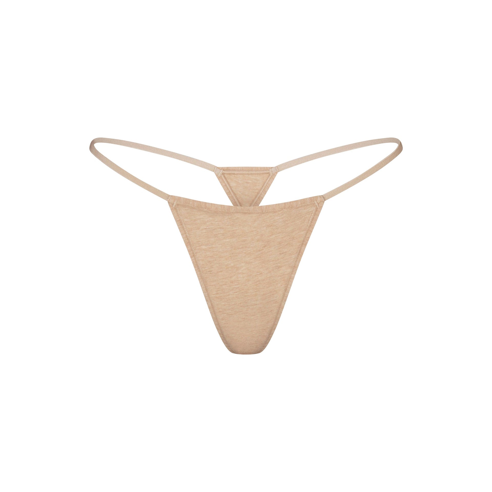 EVERYDAY COTTON STRING THONG | CLAY HEATHER