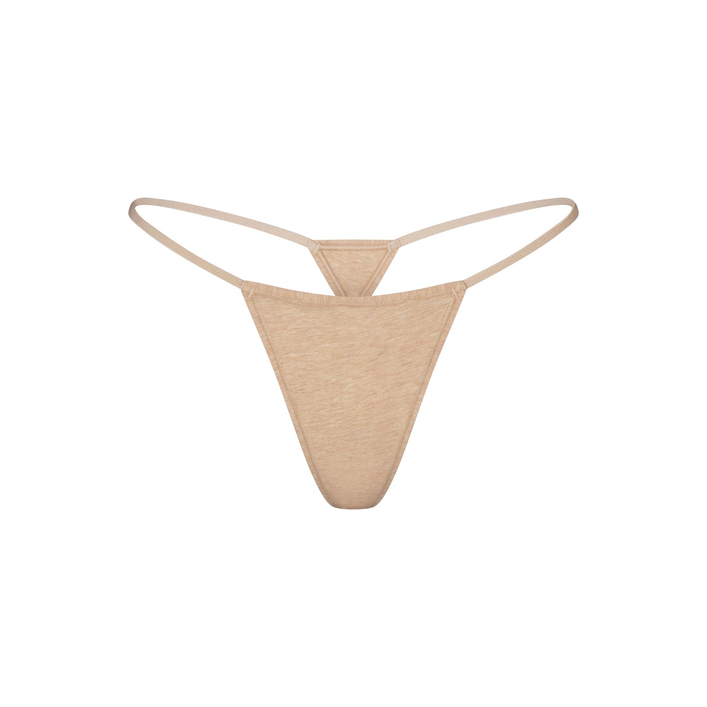 EVERYDAY COTTON STRING THONG | CLAY HEATHER
